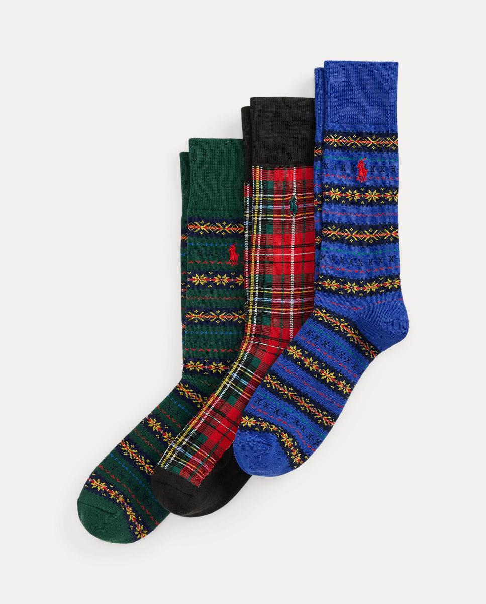 Imagem 0 de Pack de 3 Pares de Meias Curtas com Estampado