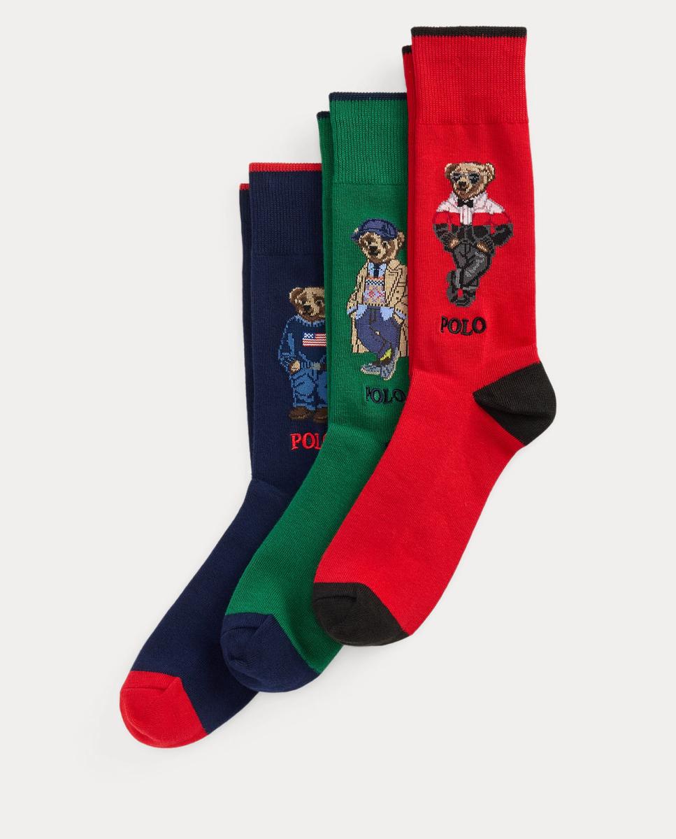 Imagem 0 de Pack de 3 Pares de Meias Curtas com Polo Bear