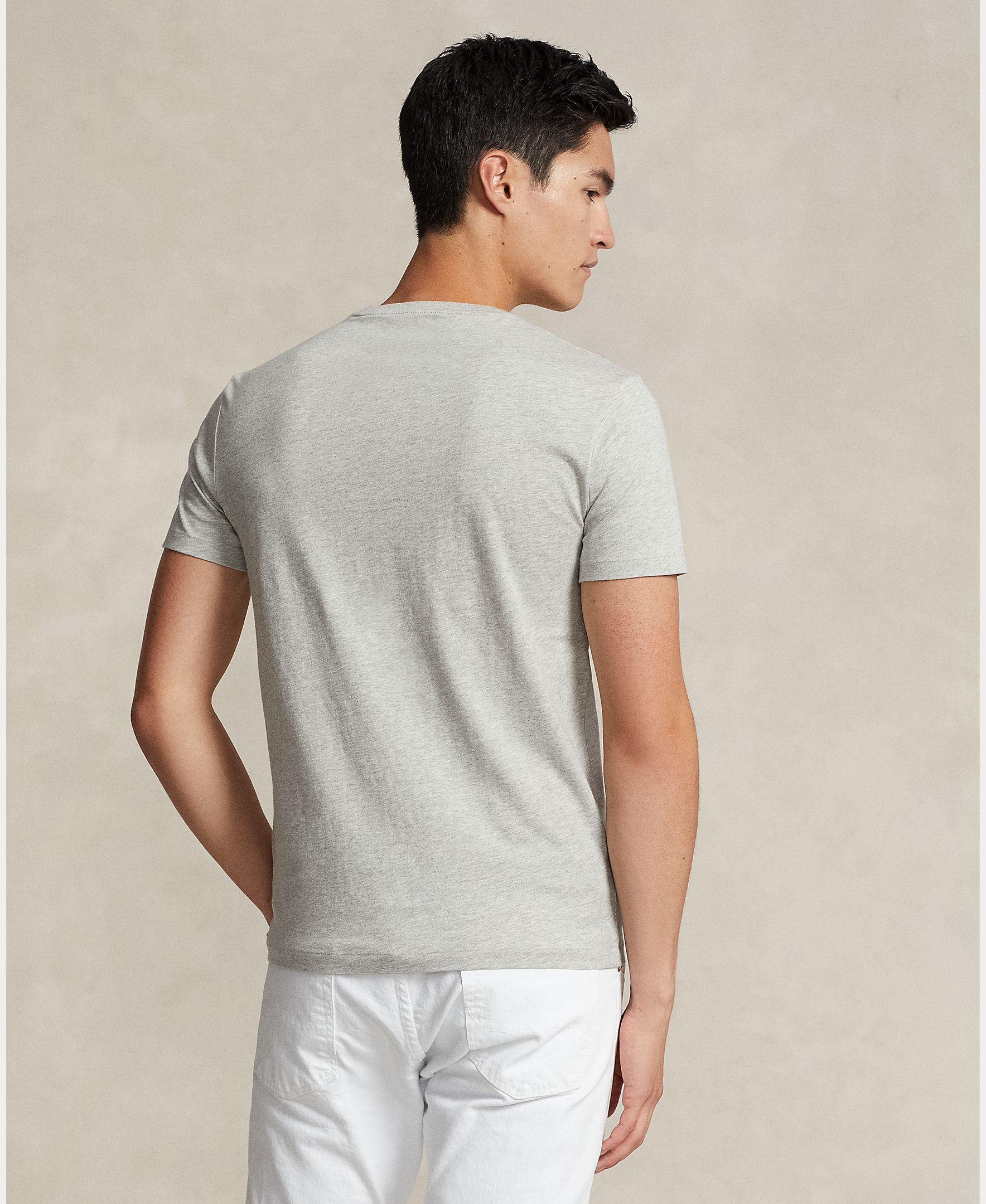 Camiseta de hombre Tinta Custom Slim Fit - Polo Ralph Lauren - Gris Gris-4