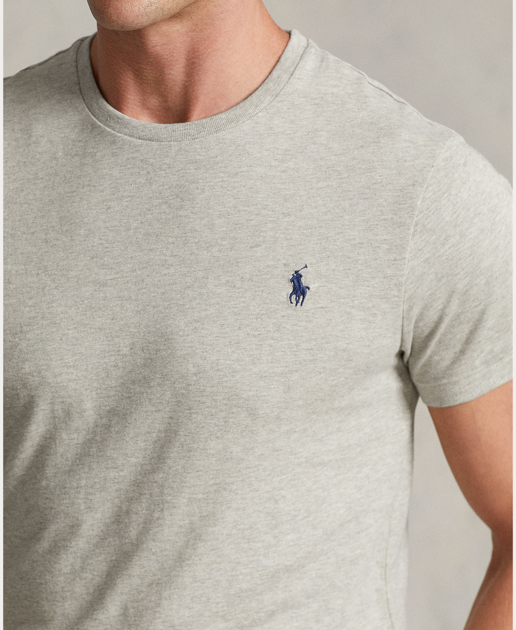 Camiseta de hombre Tinta Custom Slim Fit - Polo Ralph Lauren - Gris Gris-5