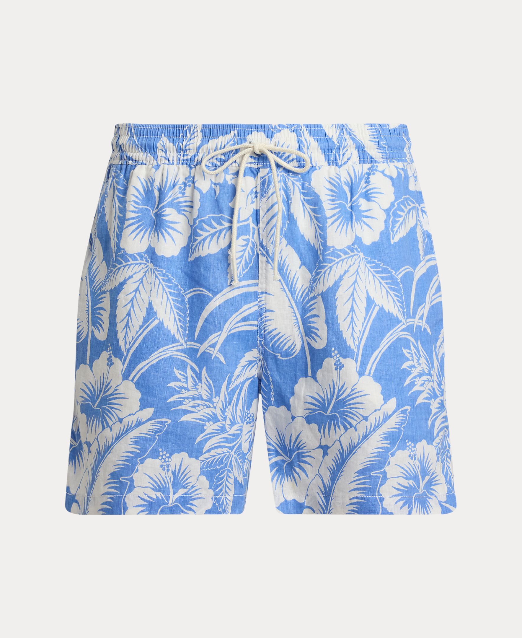 Calções de Banho com Estampado Azul-claro-5