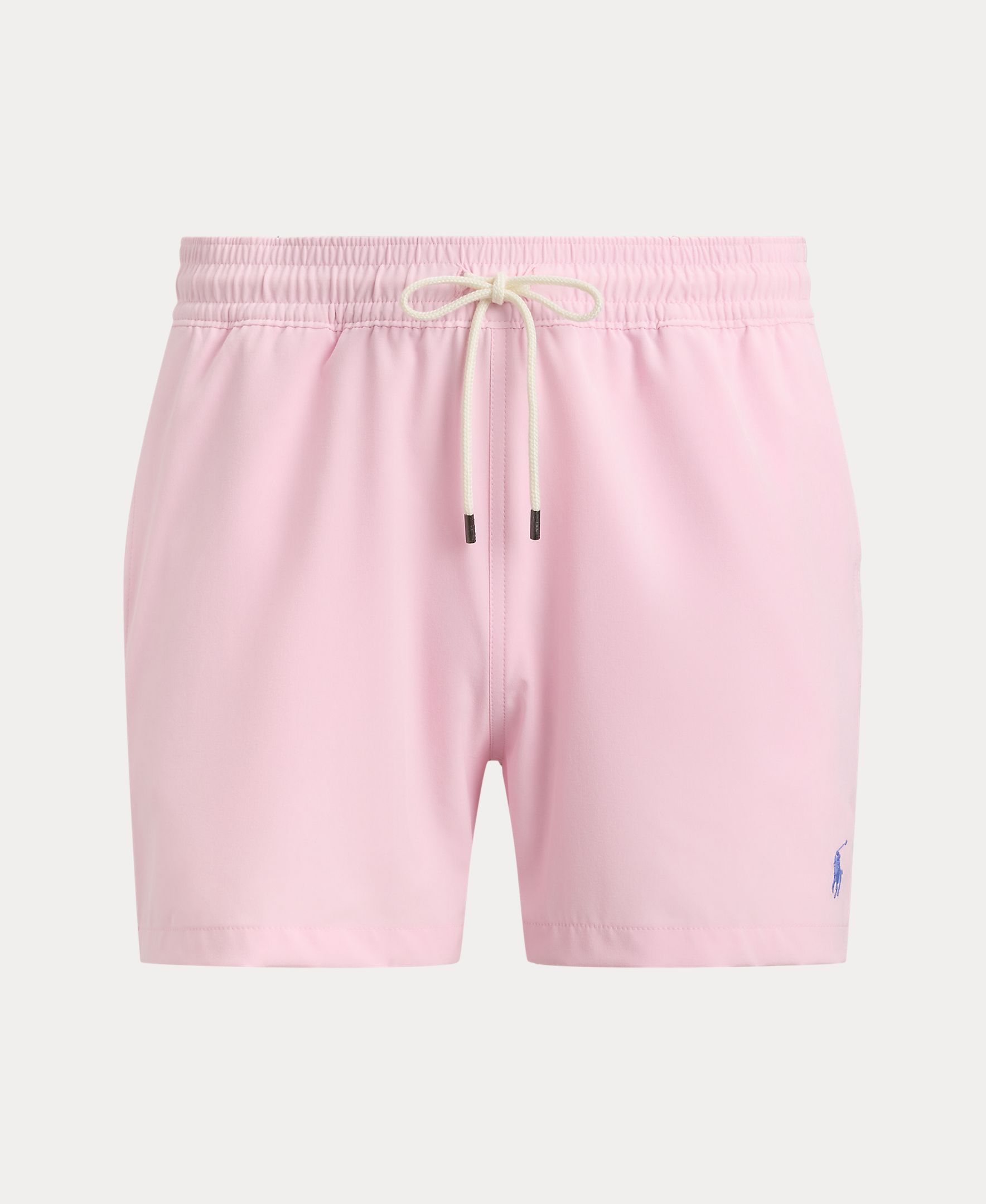 Calções de Banho com Cintura Elástica Rosa-5