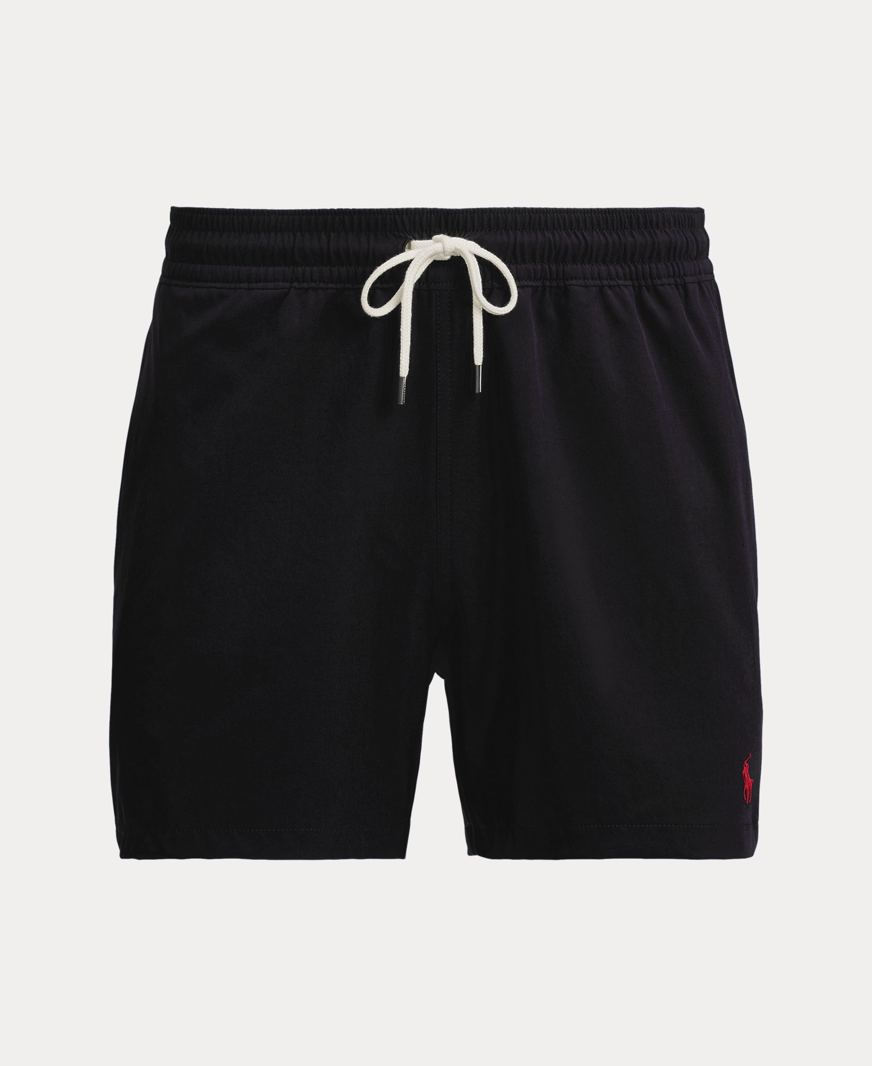 Calções de Banho com Cintura Elástica Preto-5