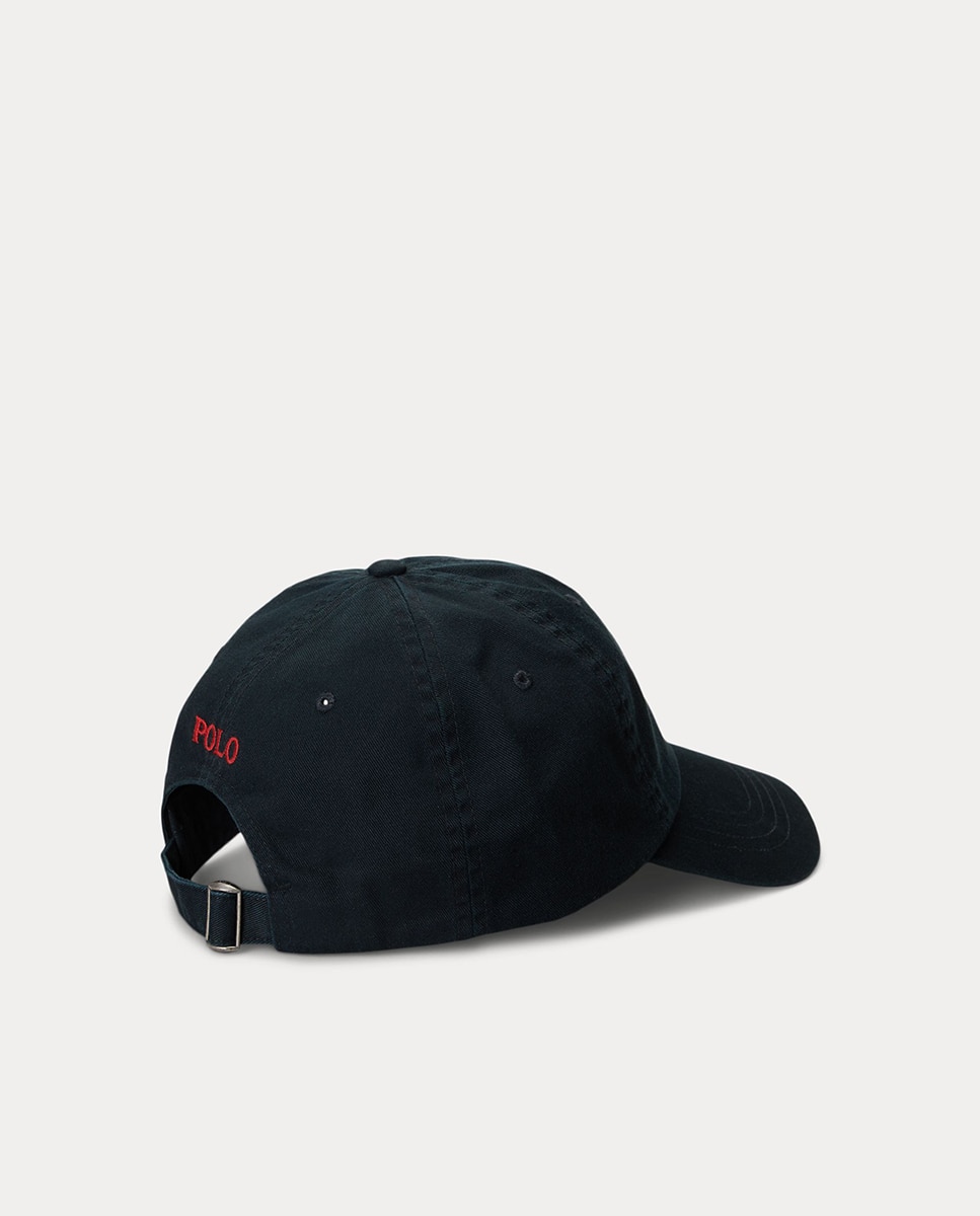 Gorra de algodón chino Negro Polo/Rojo - Polo Ralph Lauren - Negro Negro-2