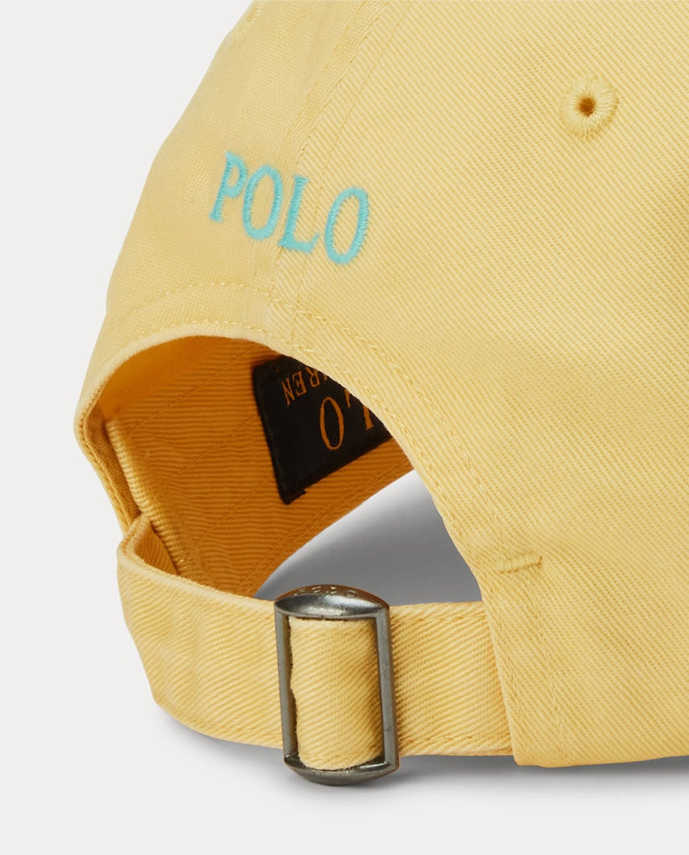 Boné de tecido chino de algodão BCI tamanhos grandes Amarelo-3