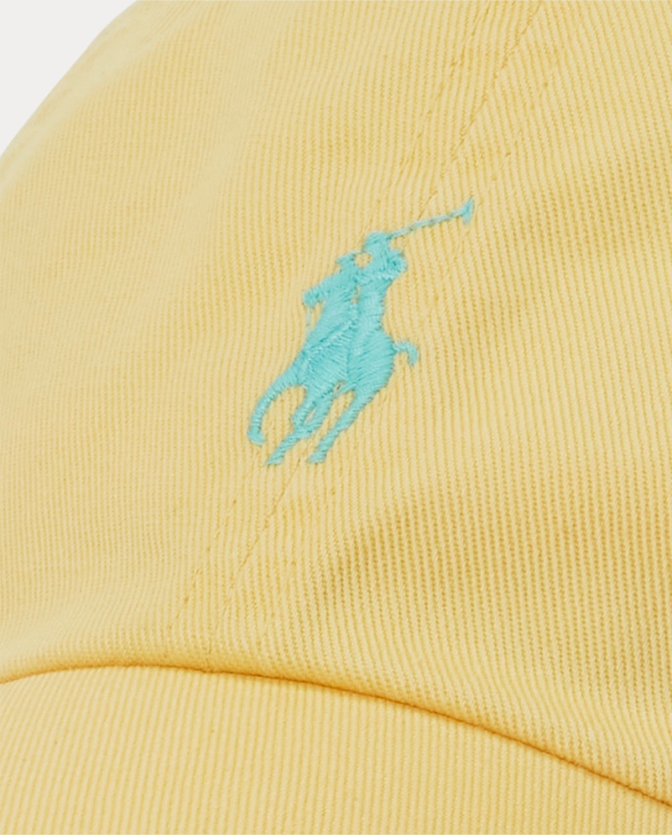 Boné de tecido chino de algodão BCI tamanhos grandes Amarelo-4