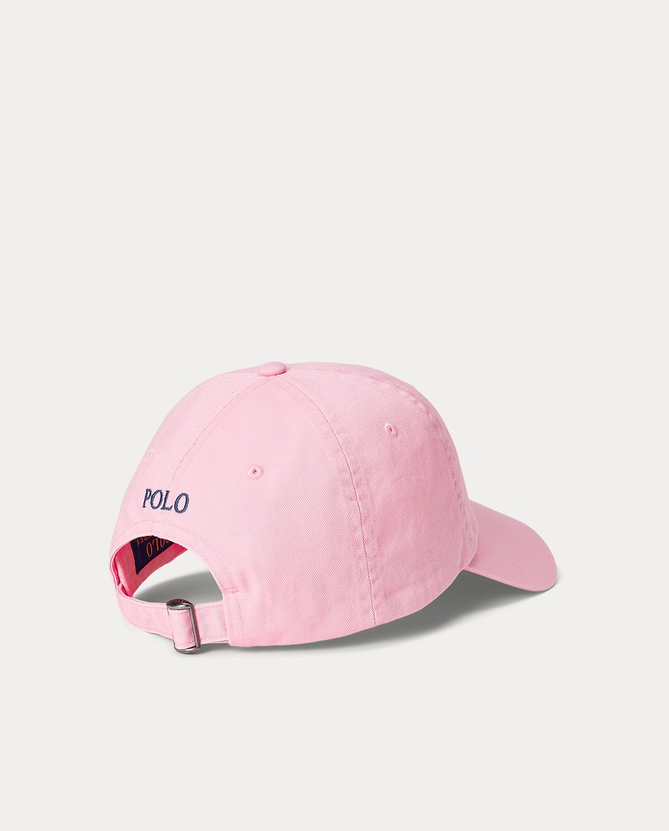 Boné de Algodão com Cavalo Bordado Rosa-2