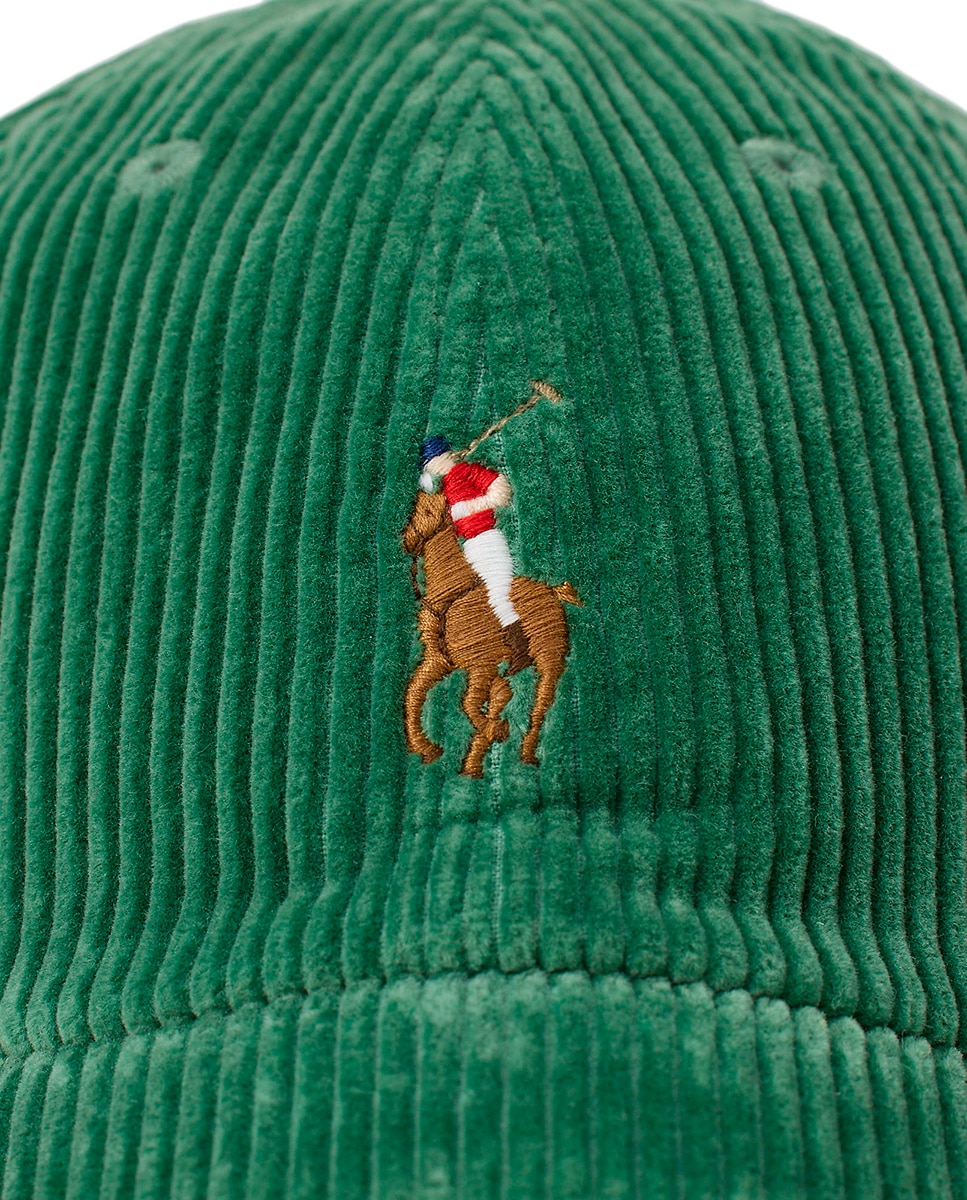 Boné com Cavalo Bordado e em 100% Algodão Verde Jade-3
