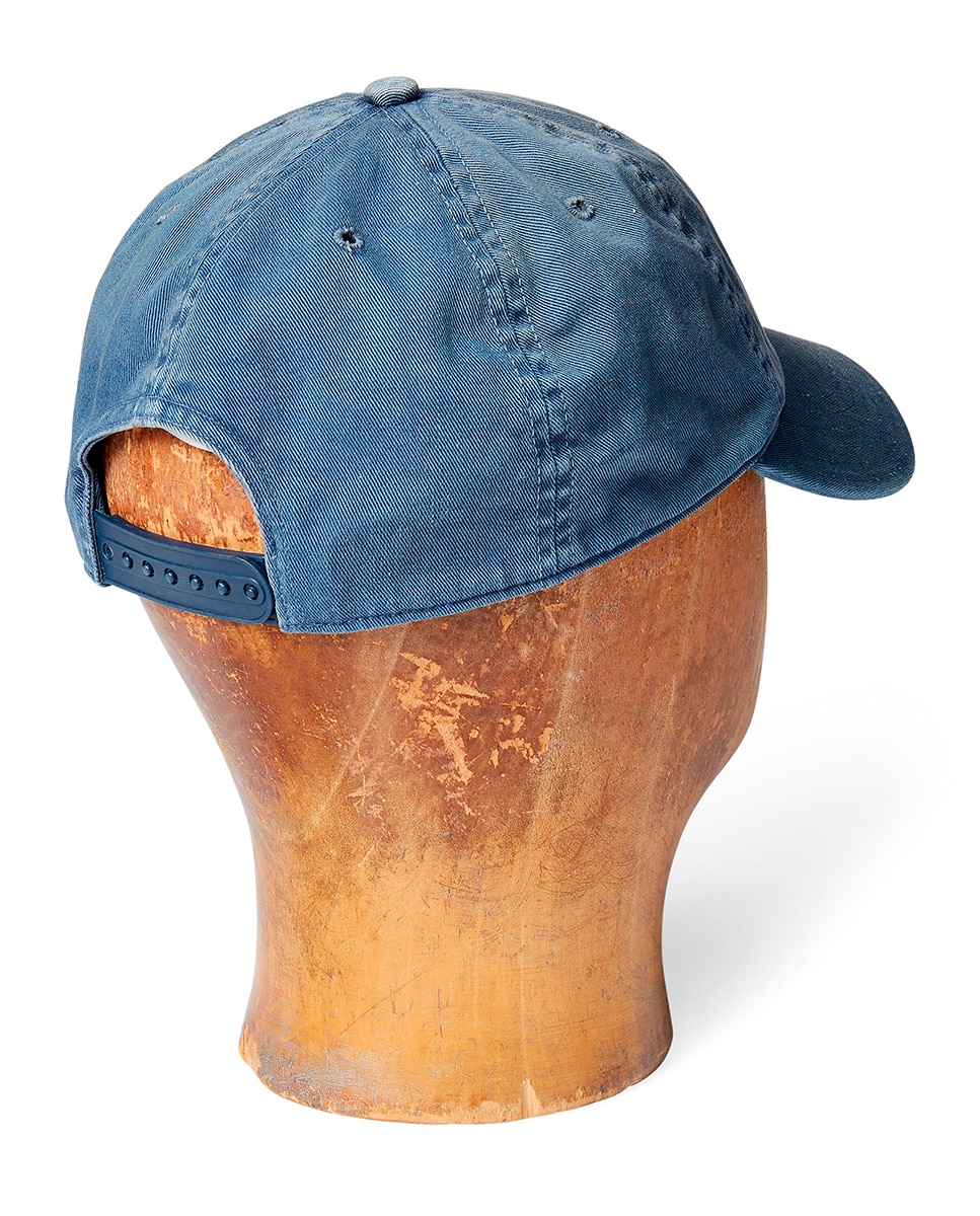 Boné de Sarja Tingida Double RL Azul-porcelana-2