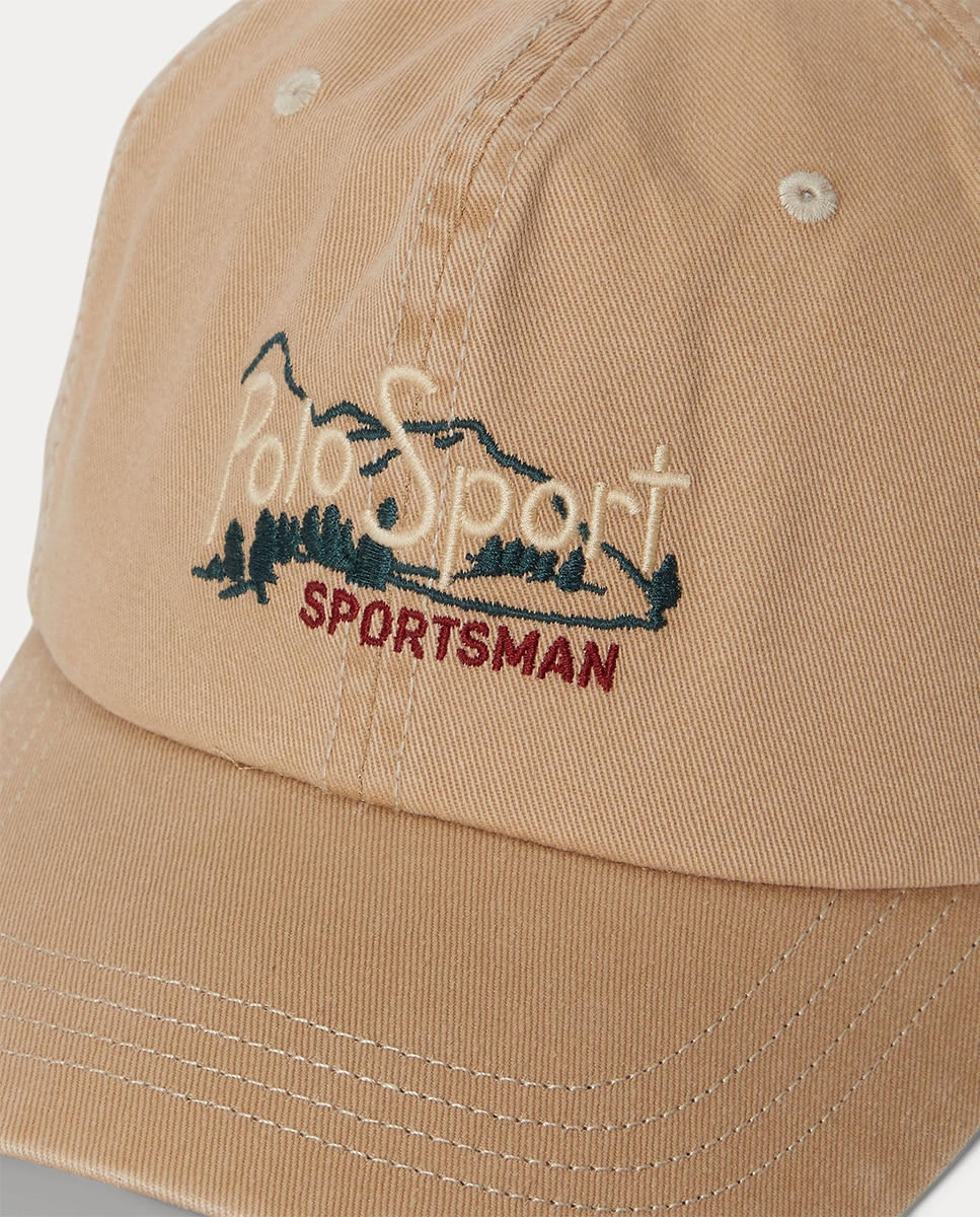 Boné de Algodão Polo Sport Bege-3