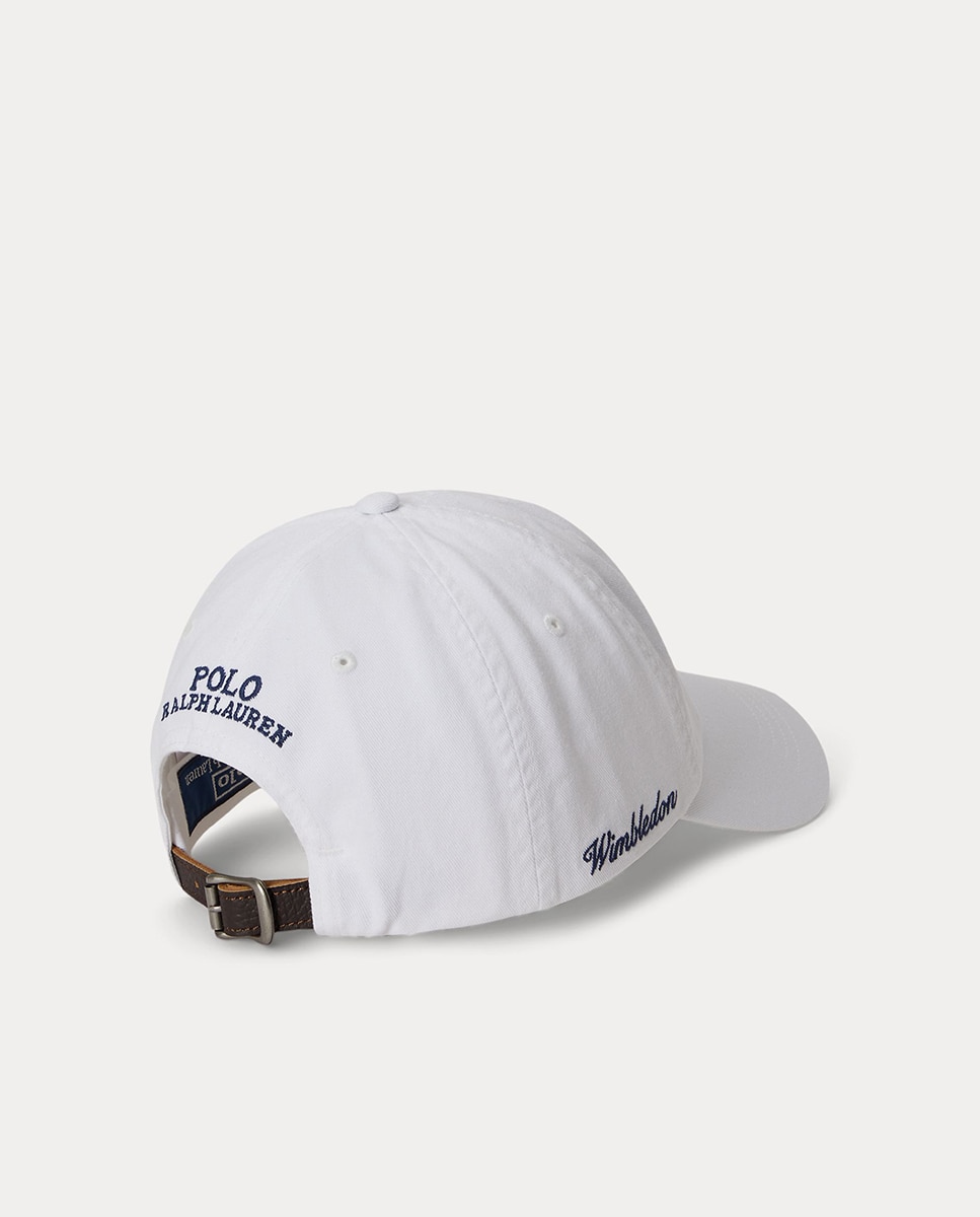 Boné de Sarja com Polo Bear Branco-2