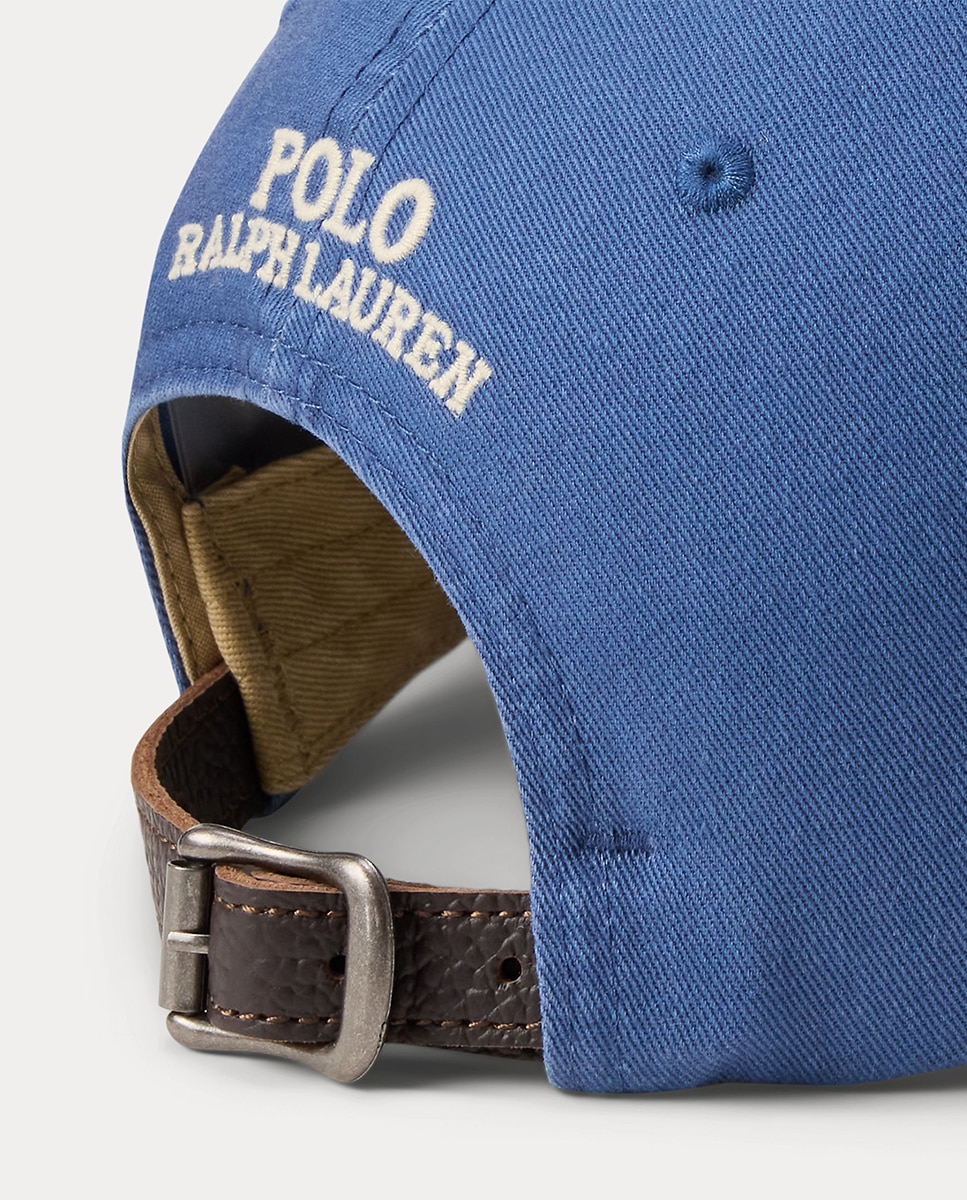 Boné de Sarja com Polo Bear Azul-escuro-3