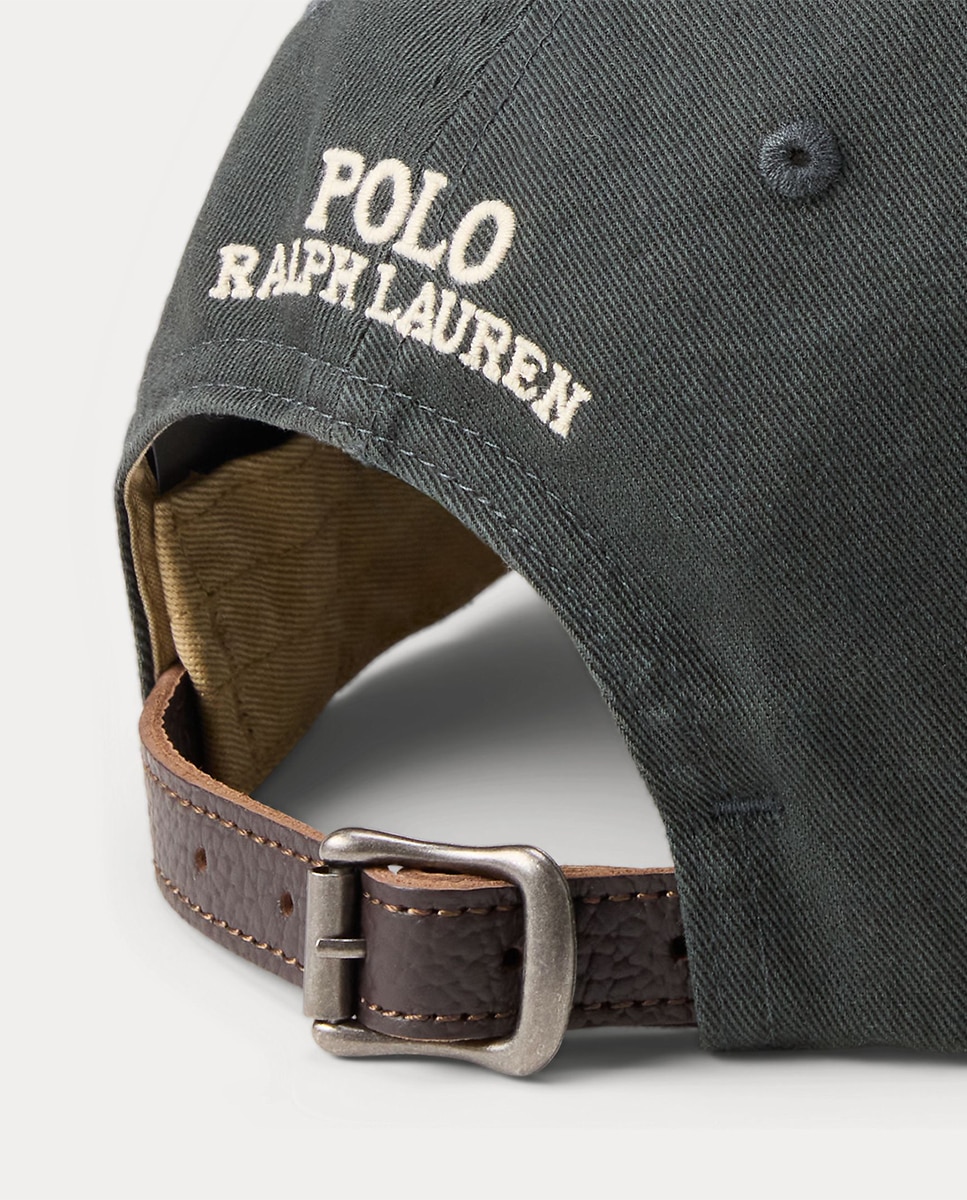 Boné de Sarja com Polo Bear Cinzento-escuro-3