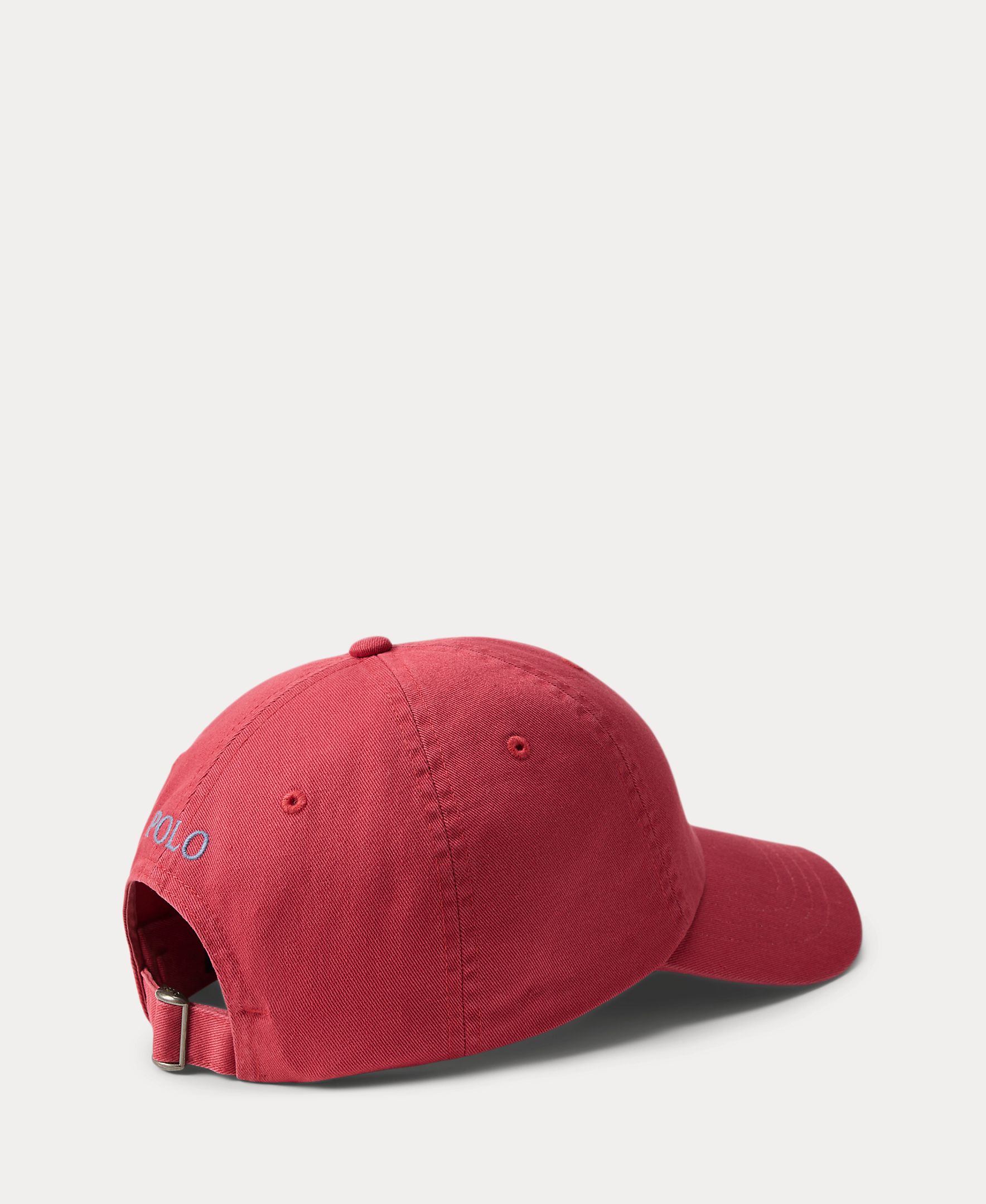 Boné de Algodão com Logótipo para Homem Vermelho-cereja-2