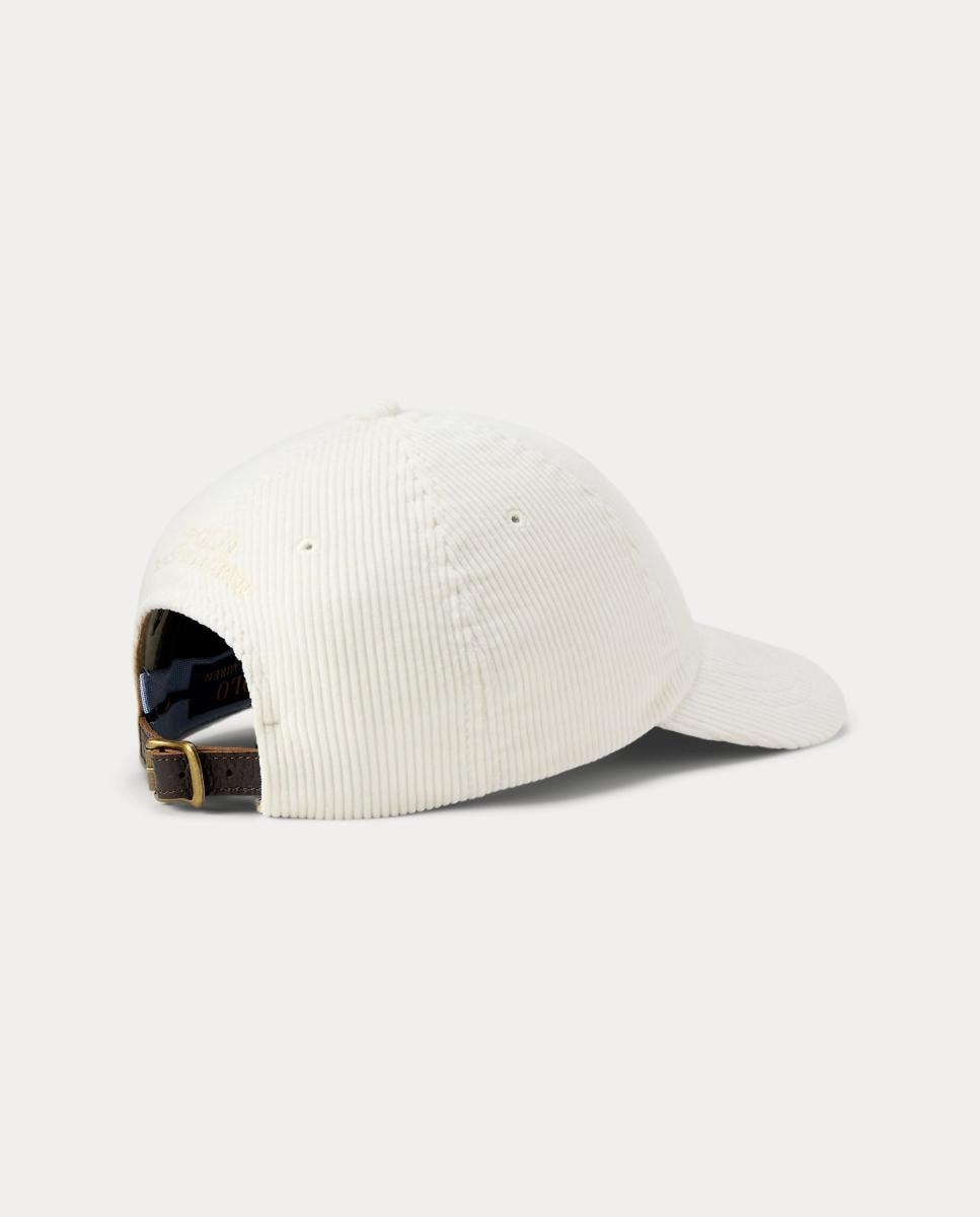 Imagen 2 de Gorra de béisbol de hombre de pana - Polo Ralph Lauren - Blanco roto Blanco roto