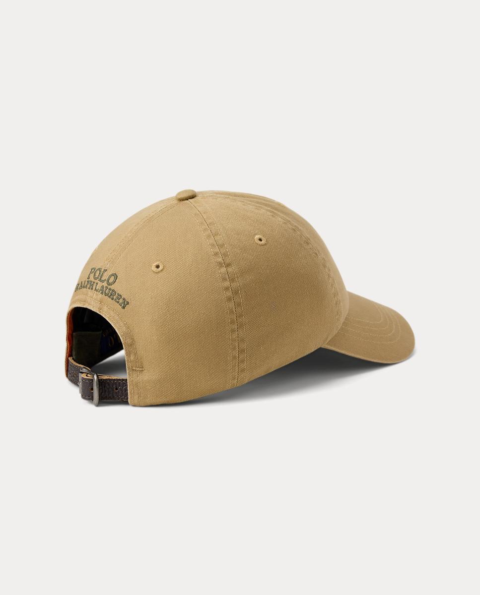 Boné de Sarja com Polo Bear Bege-2