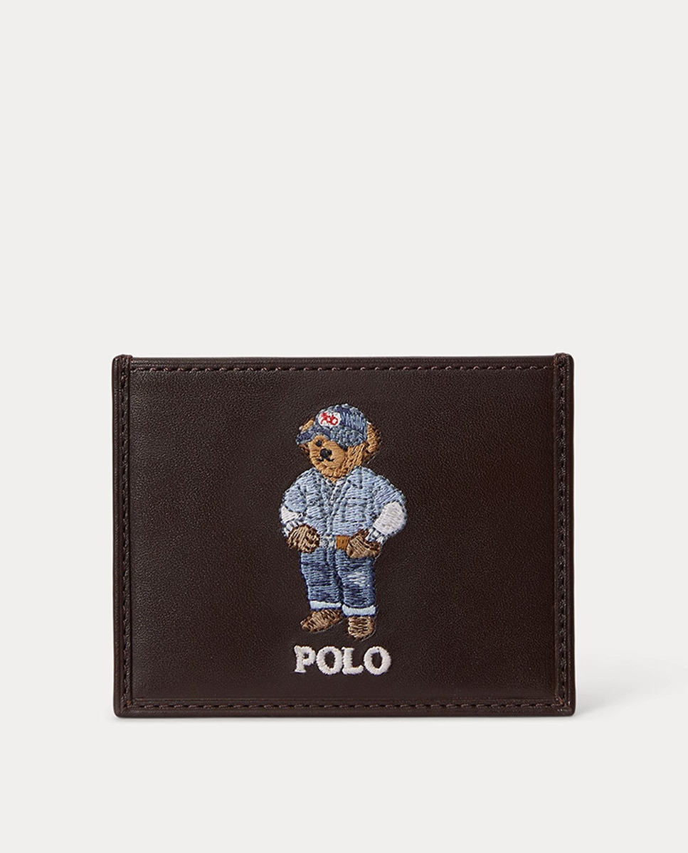 Imagem 0 de Porta-Cartões em Pele com Polo Bear