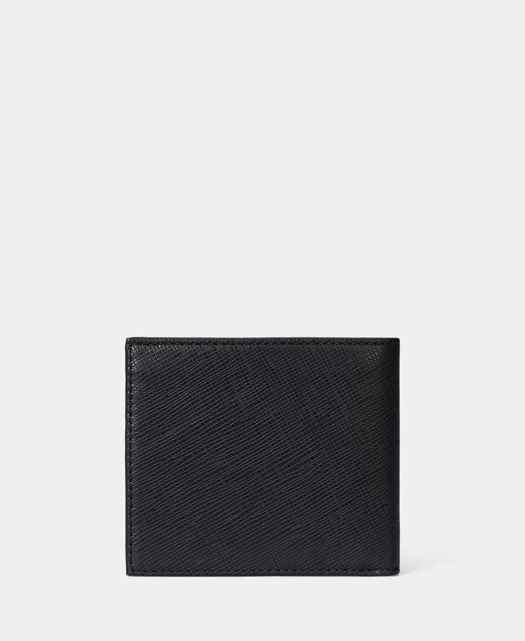 Carteira em Pele com Logótipo Preto-2