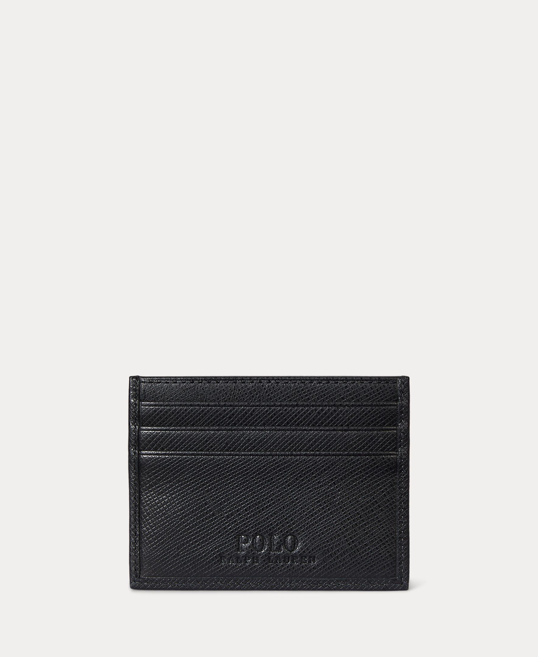 Imagen 2 de Tarjetero de hombre de piel texturizado - Polo Ralph Lauren - Negro Negro