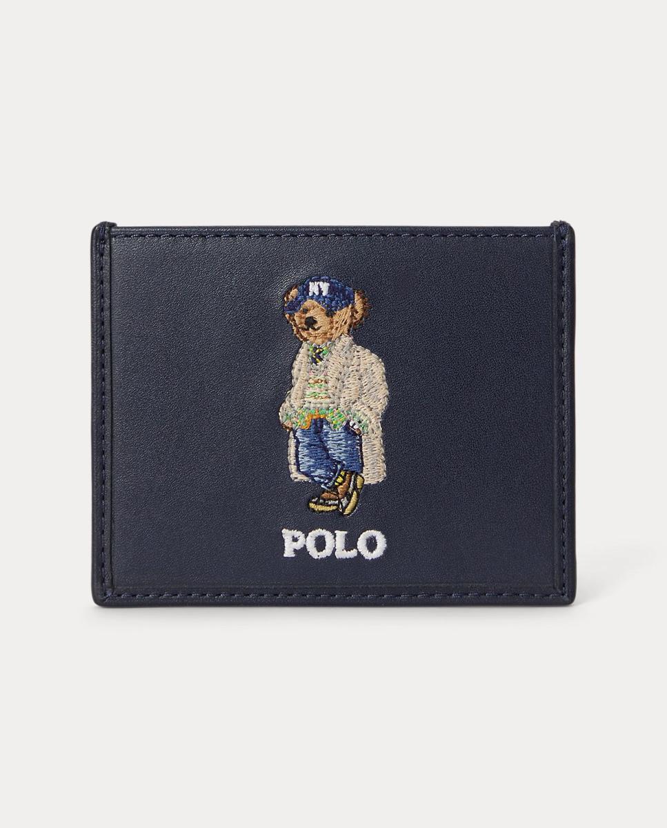 Imagem 0 de Porta-Cartões em Pele com Polo Bear