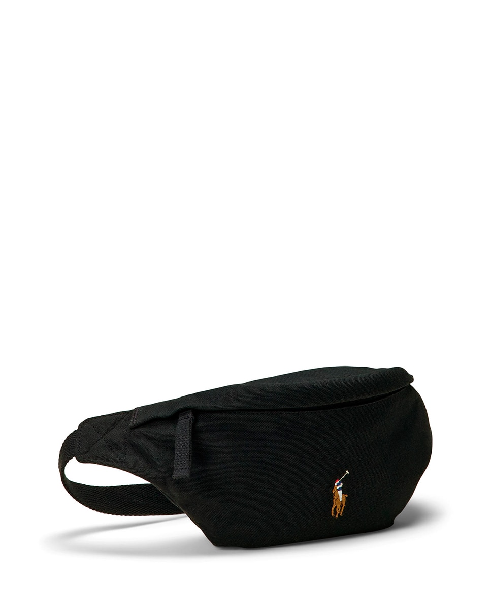 Bolsa de Cintura 100% Algodão com Cavalo Bordado Preto-9