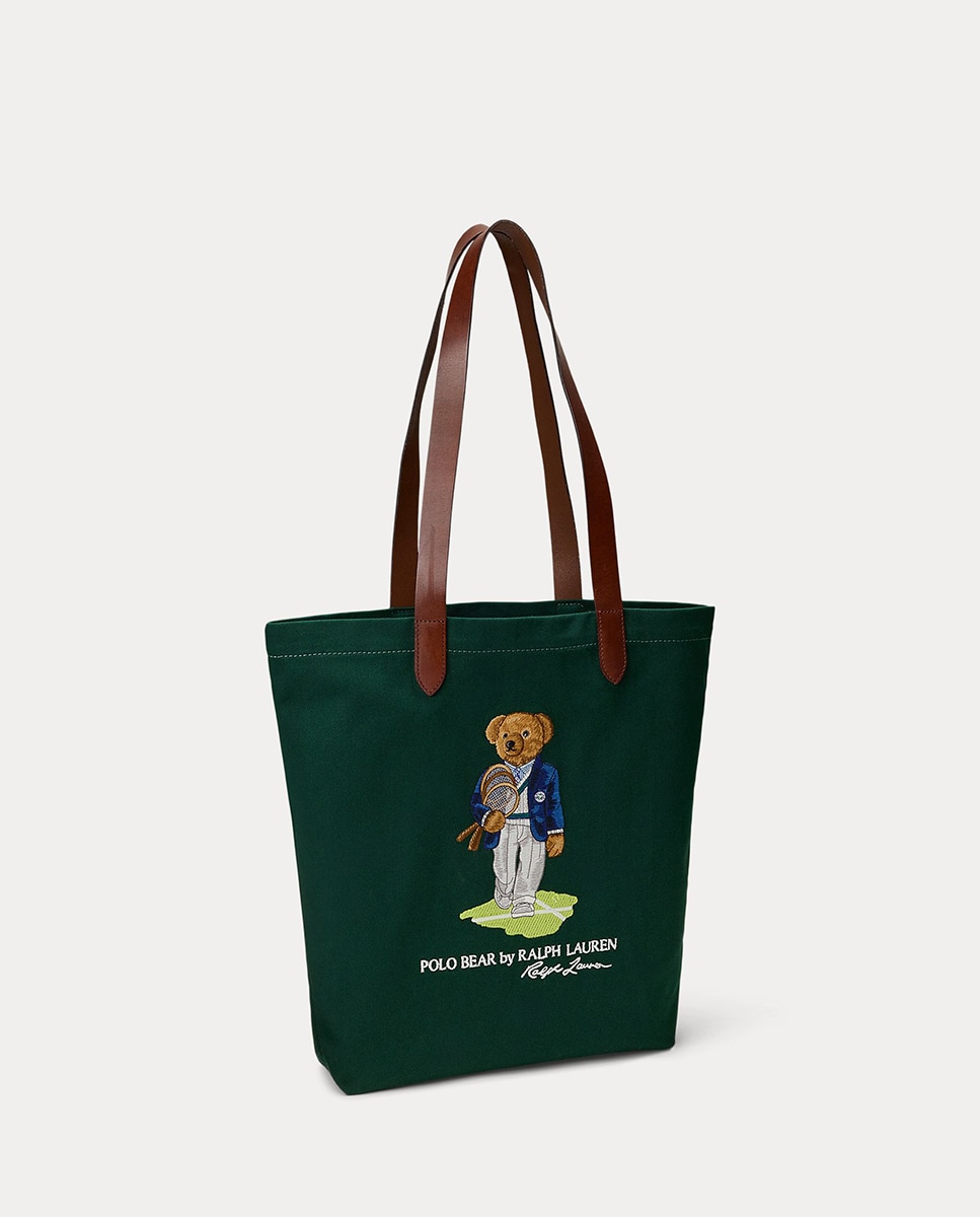 Mala Tipo Tote Shopper de Sarja US Open Verde-escuro-2