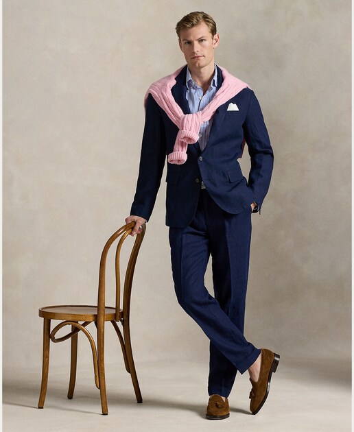 Imagem 0 de Casaco de Fato Regular Fit de Linho