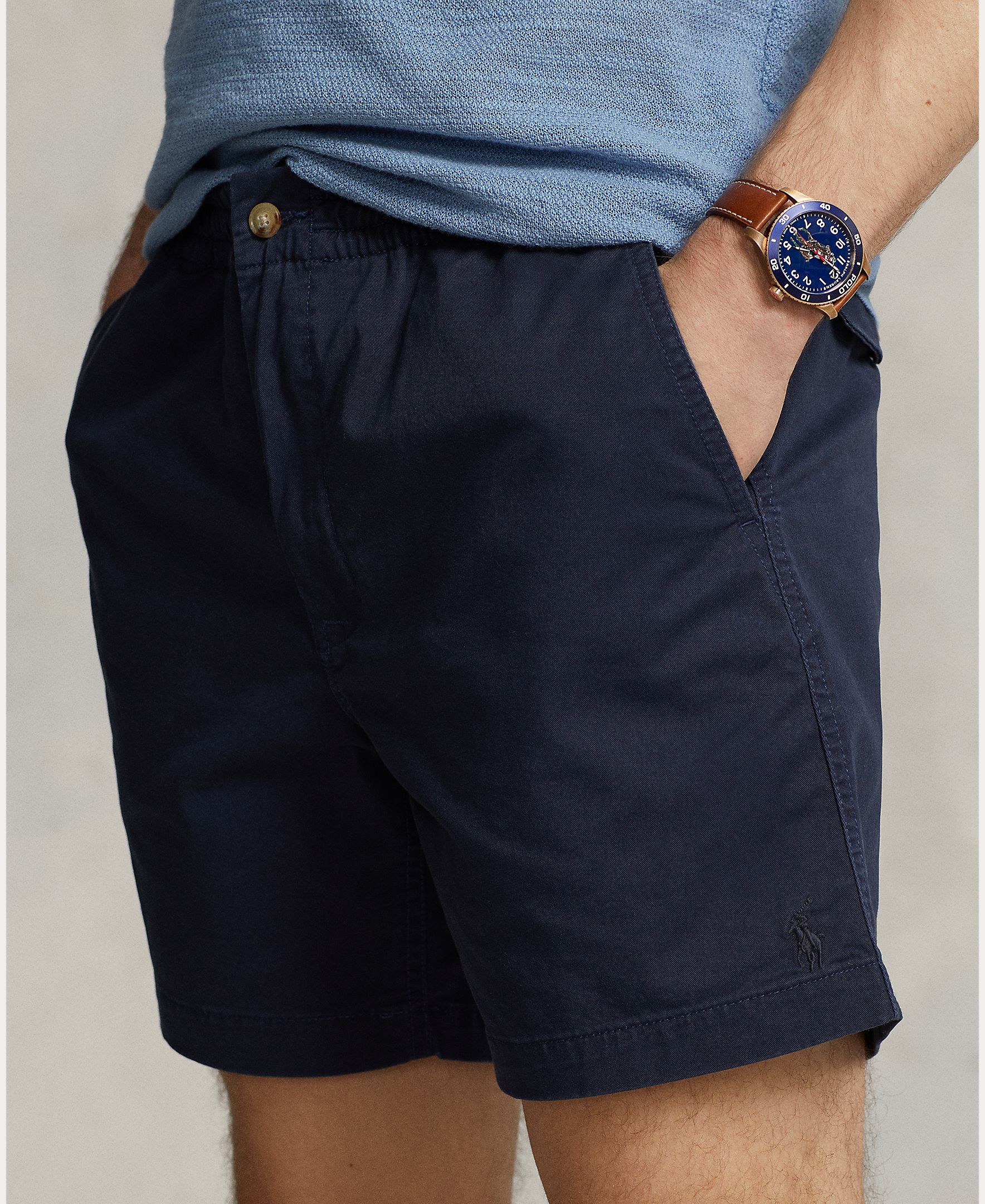 Pantalón corto de hombre Classic fit cintura ajustable - Polo Ralph Lauren - Beige Beige-6