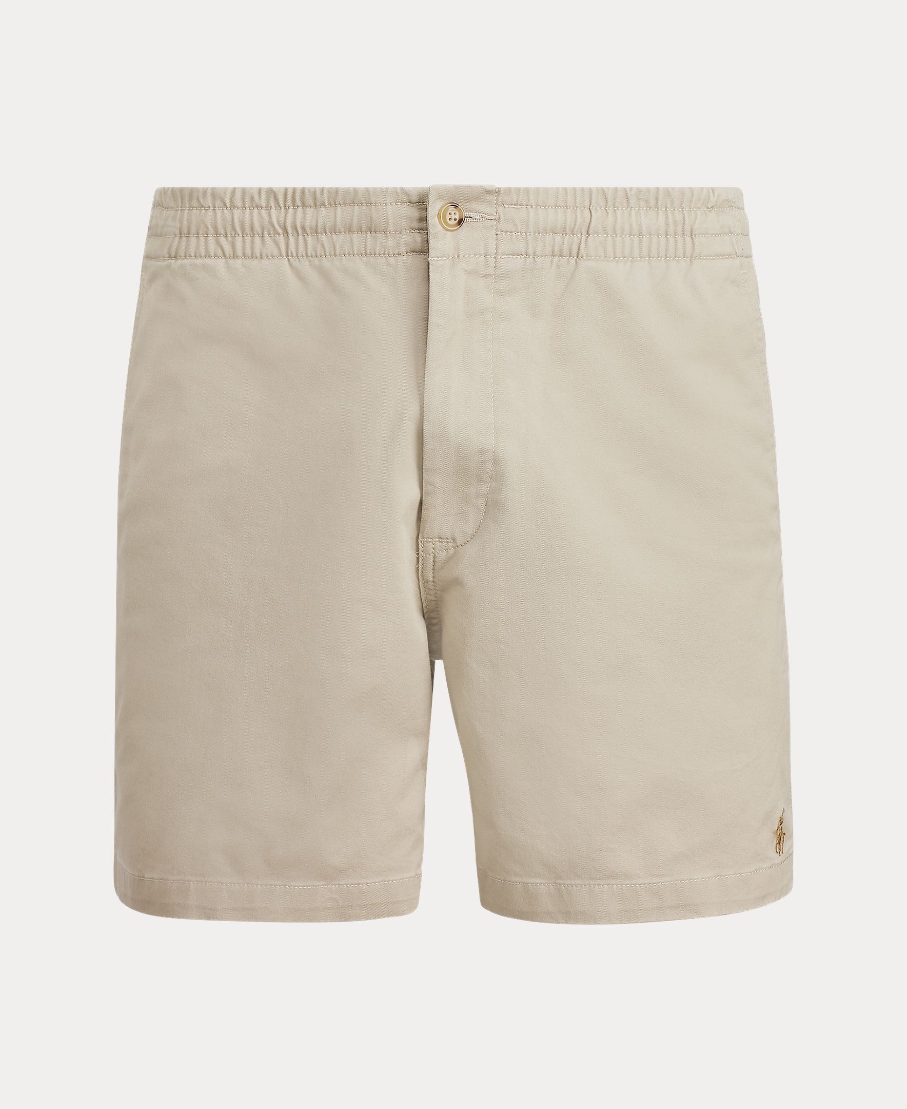 Calções Classic Fit com Cintura Ajustável Bege-6