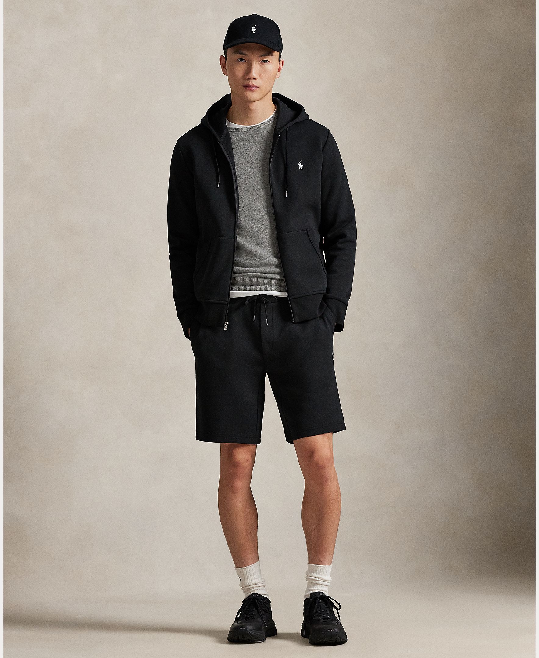 Polo Ralph Lauren - Pantalón corto de hombre de punto doble con caballo.
