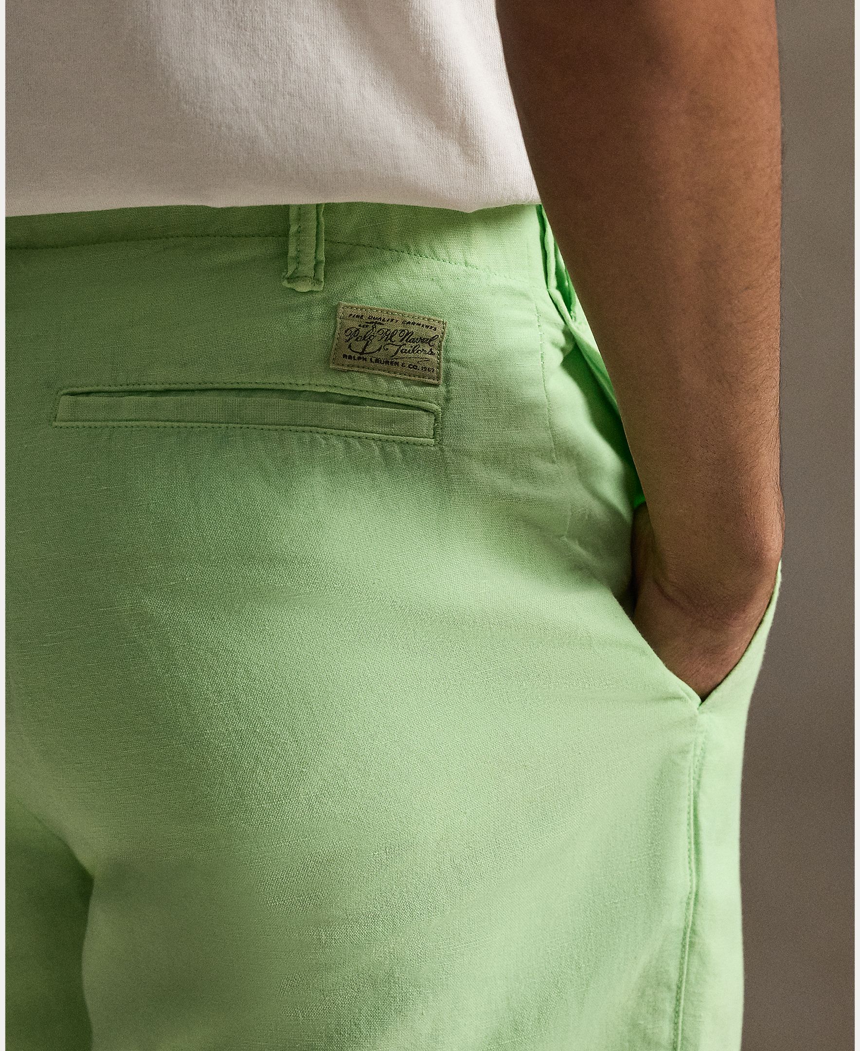 Calções Chino de Linho e Algodão Lima-5
