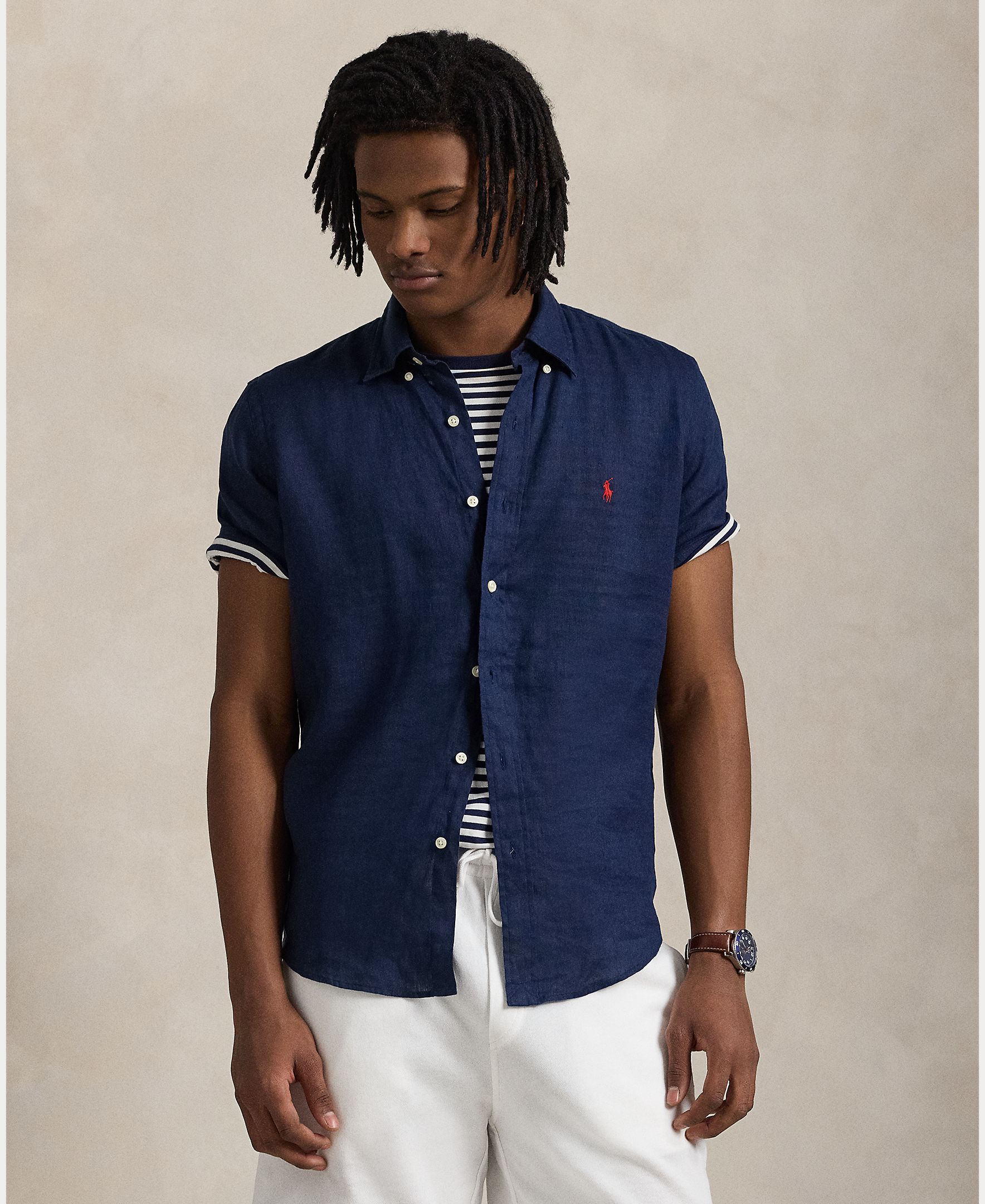 Imagem 0 de Camisa Regular Fit de Linho