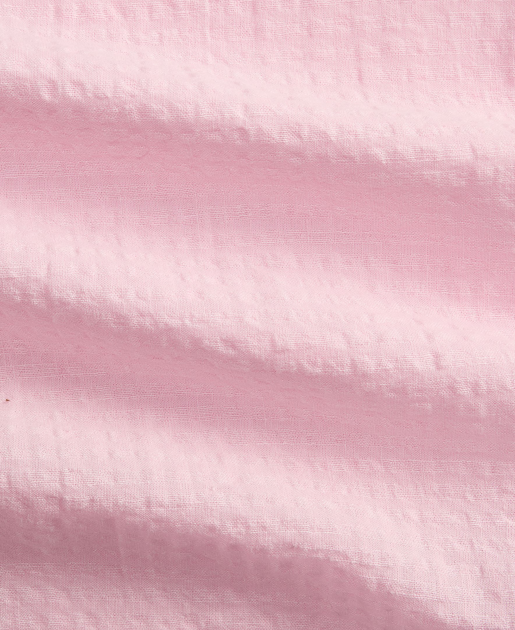 Camisa de Manga Curta com Bolso Rosa-claro-5