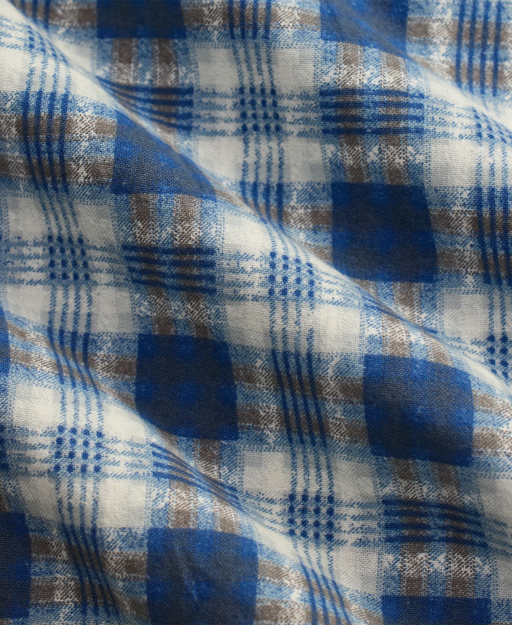Camisa de Algodão com Manga Curta Índigo-5
