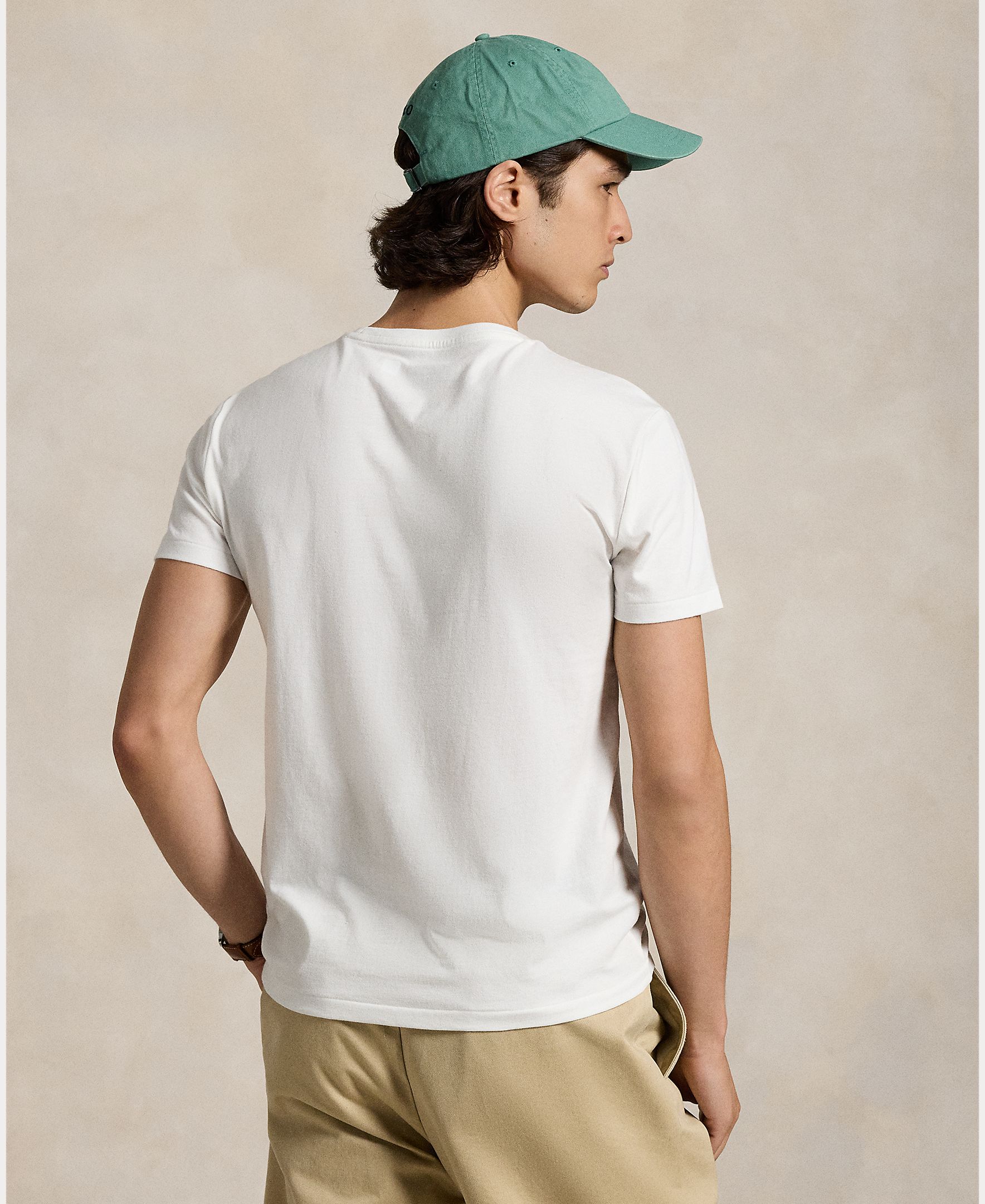Camiseta de hombre Tinta Custom Slim Fit - Polo Ralph Lauren - Blanco Blanco-3