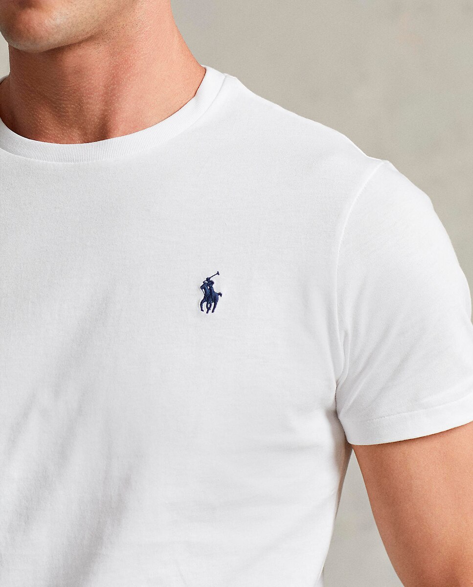 Camiseta de hombre Tinta Custom Slim Fit - Polo Ralph Lauren - Blanco Blanco-5