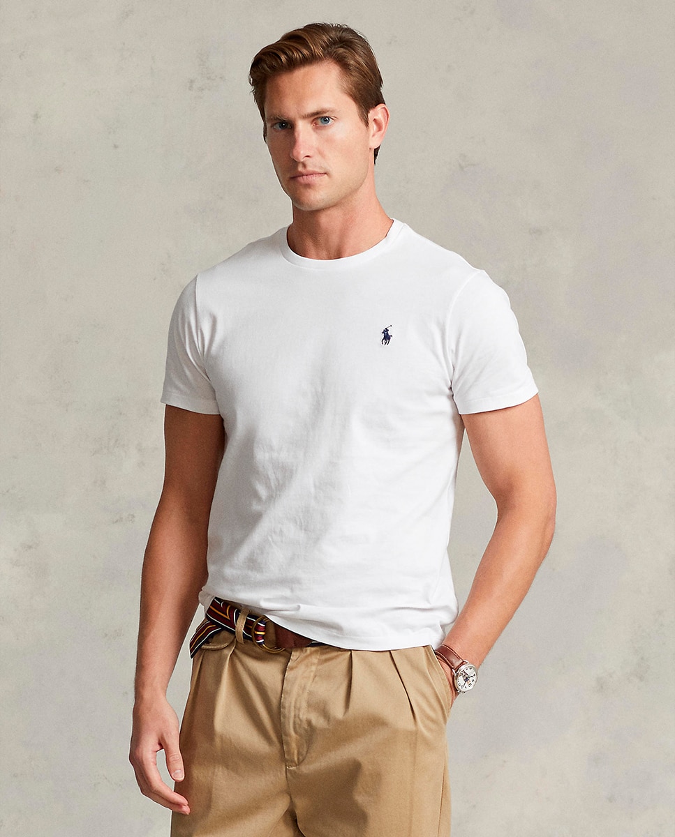 Camiseta de hombre Tinta Custom Slim Fit - Polo Ralph Lauren - Blanco Blanco-6