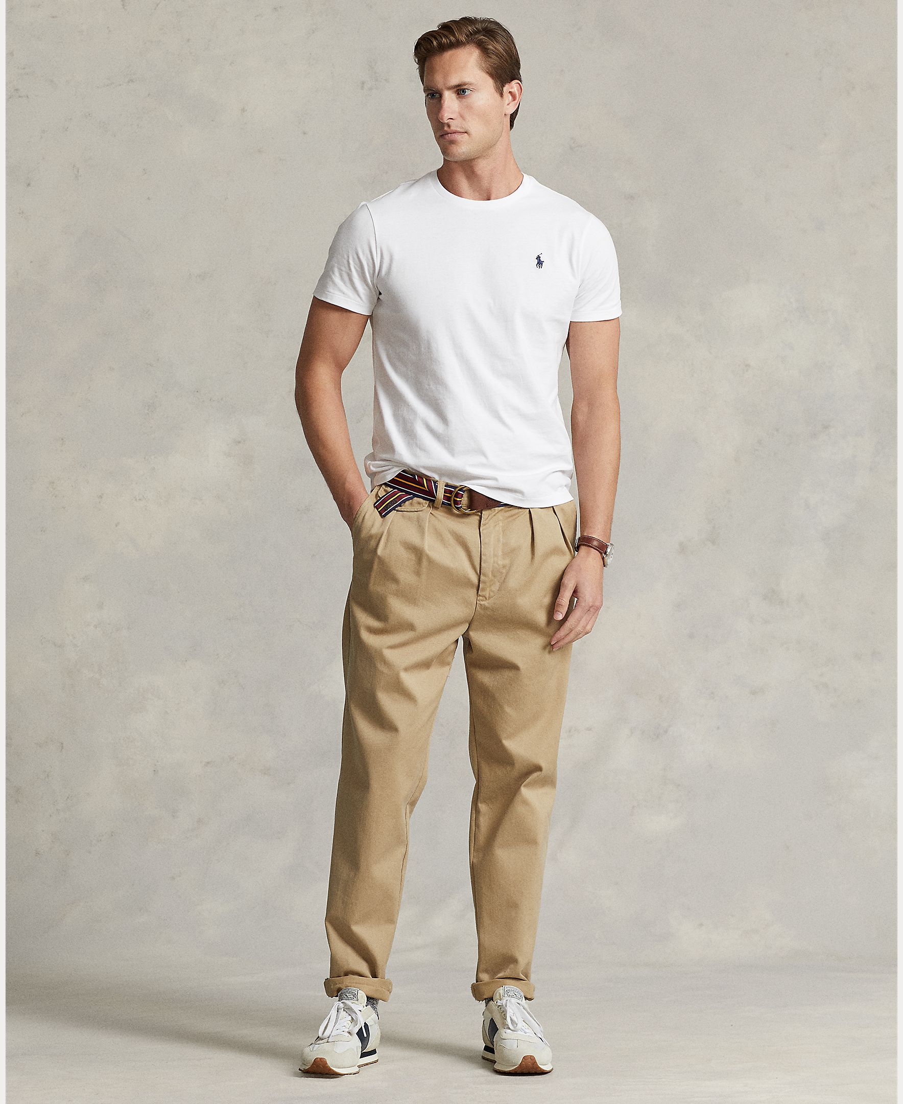 Camiseta de hombre Tinta Custom Slim Fit - Polo Ralph Lauren - Blanco Blanco-8