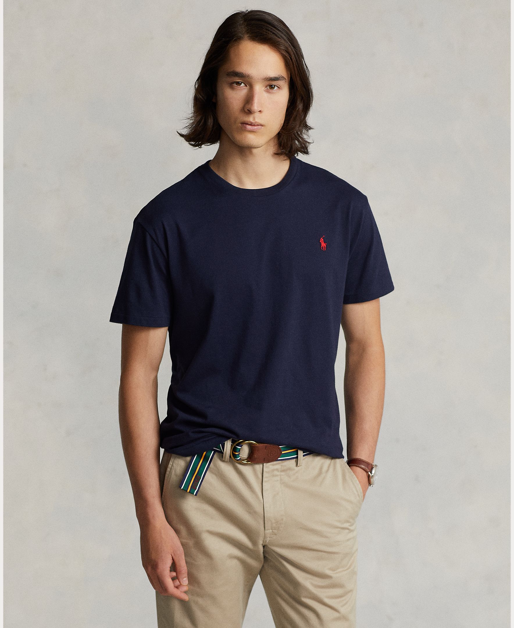 Camiseta de hombre Tinta Custom Slim Fit - Polo Ralph Lauren - Azul marino Azul marino-1