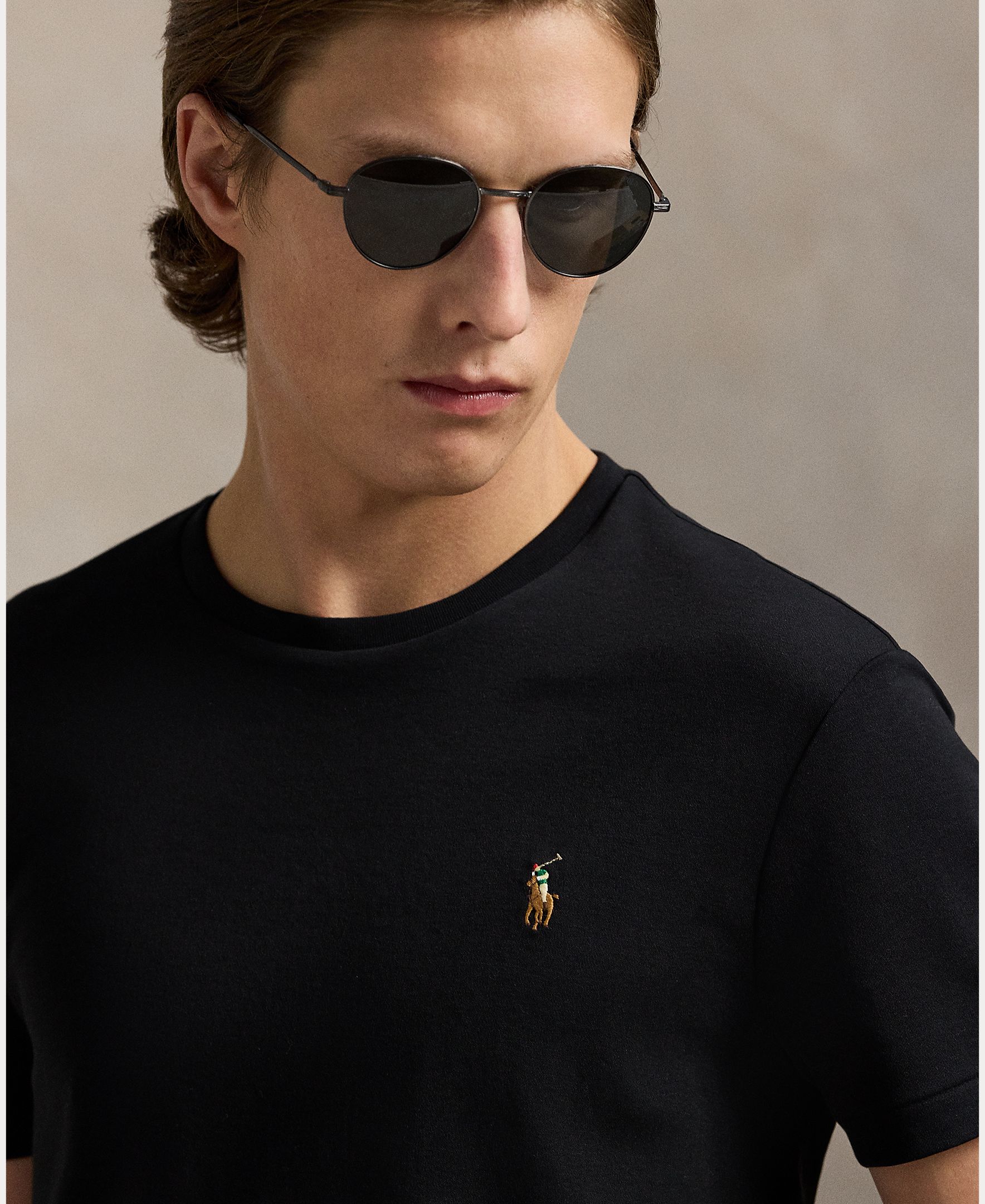 T-shirt de Algodão Pima BCI Preto-4