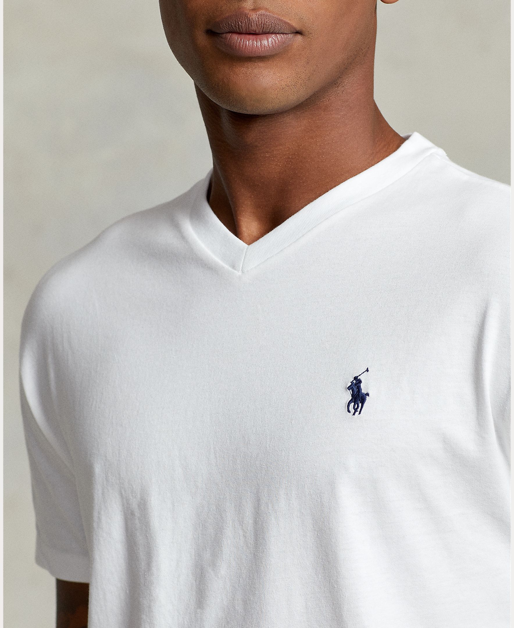 T-shirt com Logótipo Bordado e em Algodão Branco-4