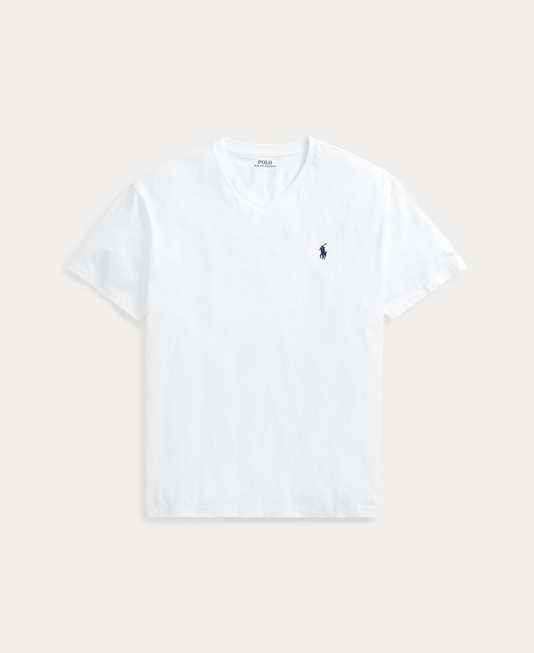 T-shirt com Logótipo Bordado e em Algodão Branco-5