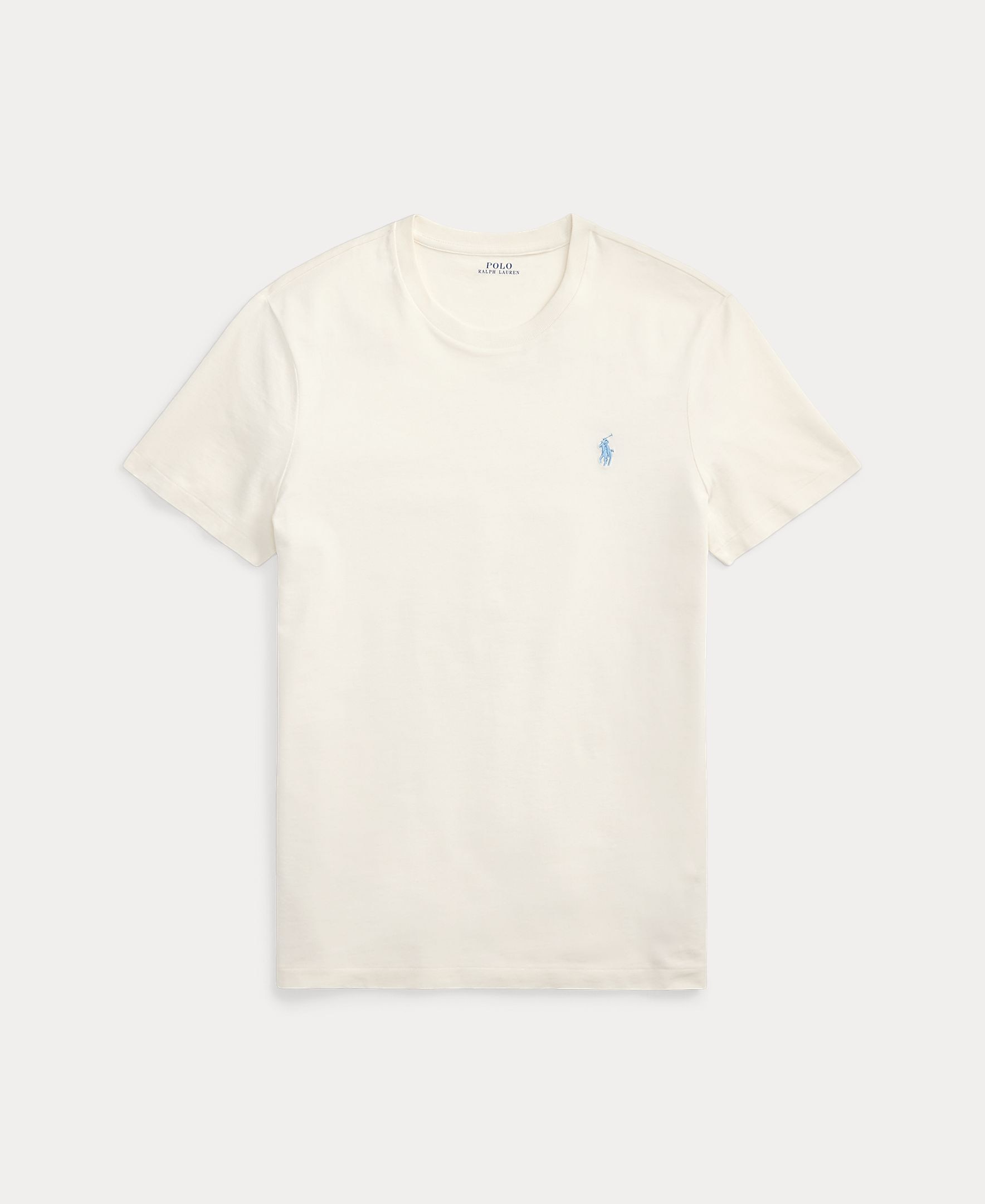 T-shirt de Malha Regular Fit Creme-4