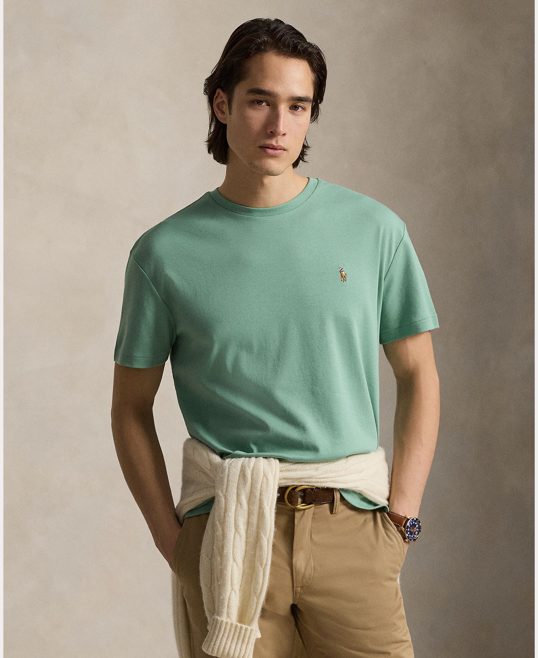 Imagem 0 de T-shirt de Manga Curta e em Algodão