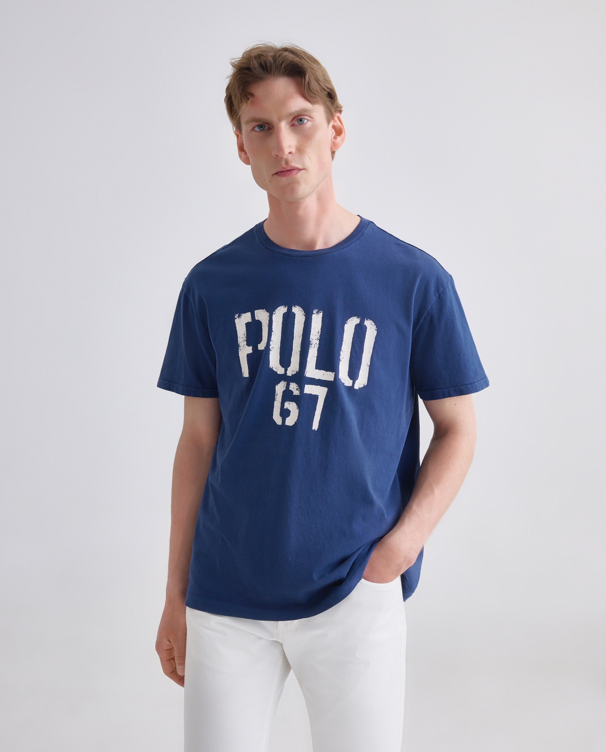 Polo Ralph Lauren - Camiseta de hombre de algodón con logotipo.