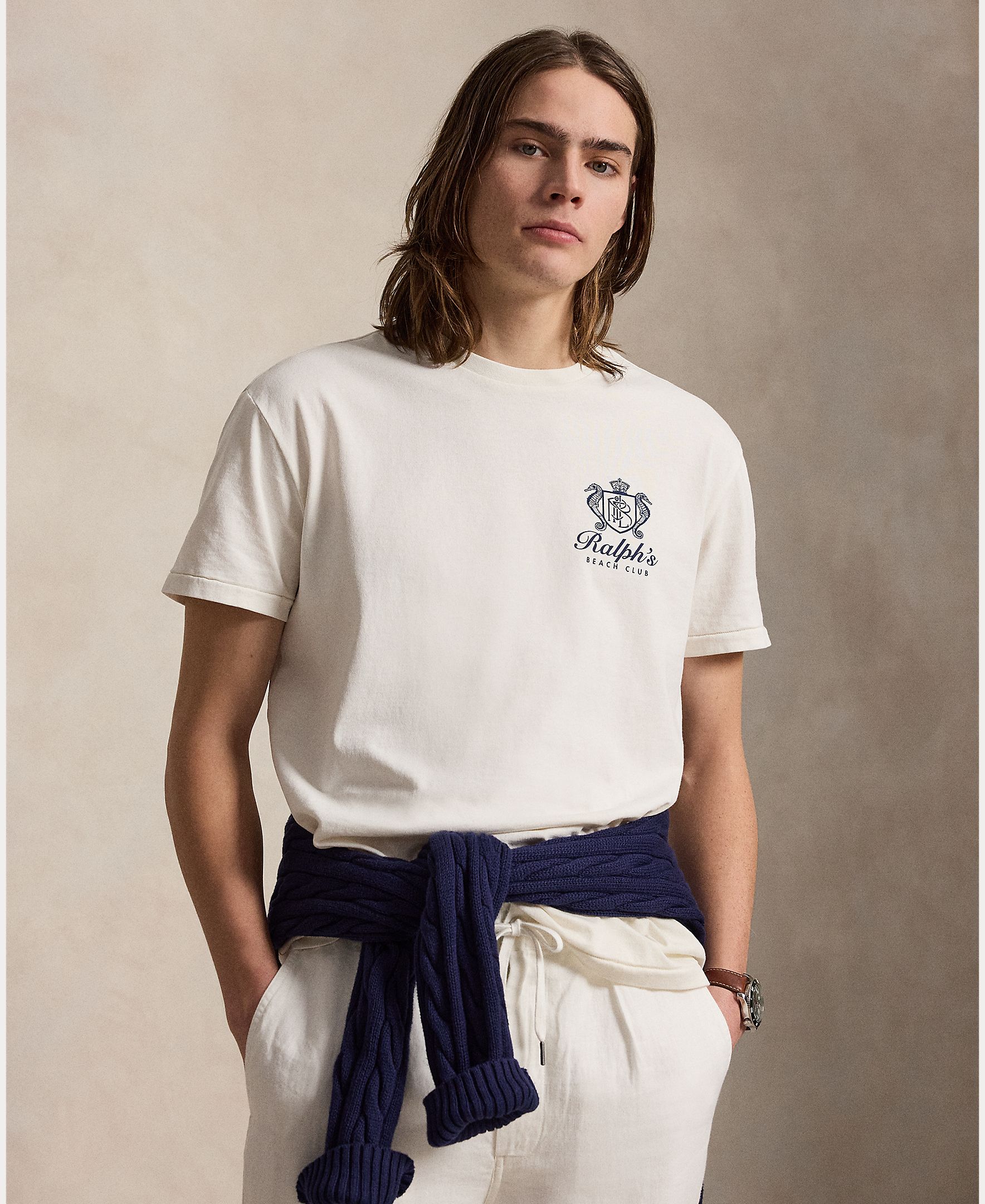 Imagem 0 de T-shirt de Algodão com Escudo
