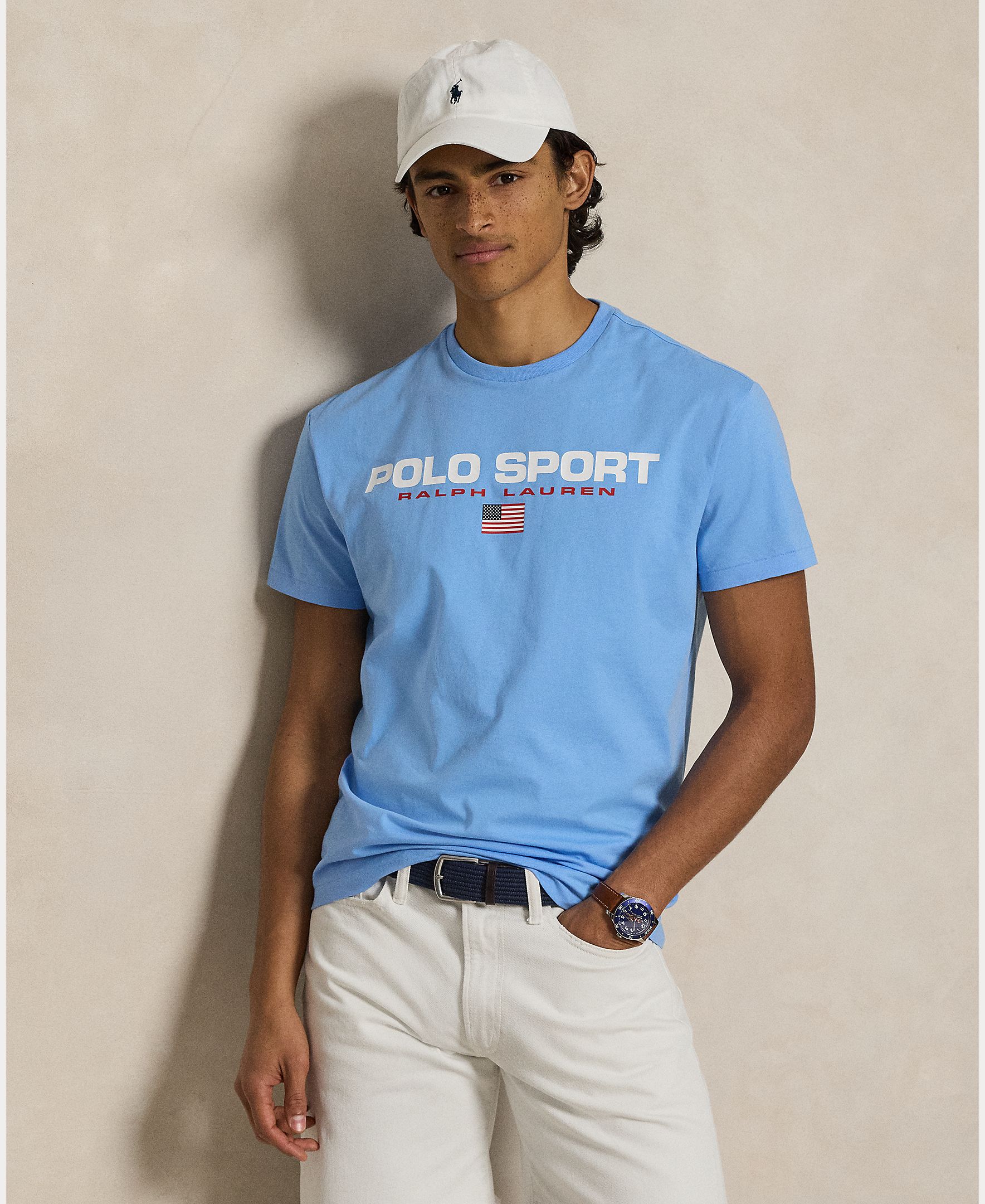 Imagem 0 de T-shirt de Algodão Polo Sport