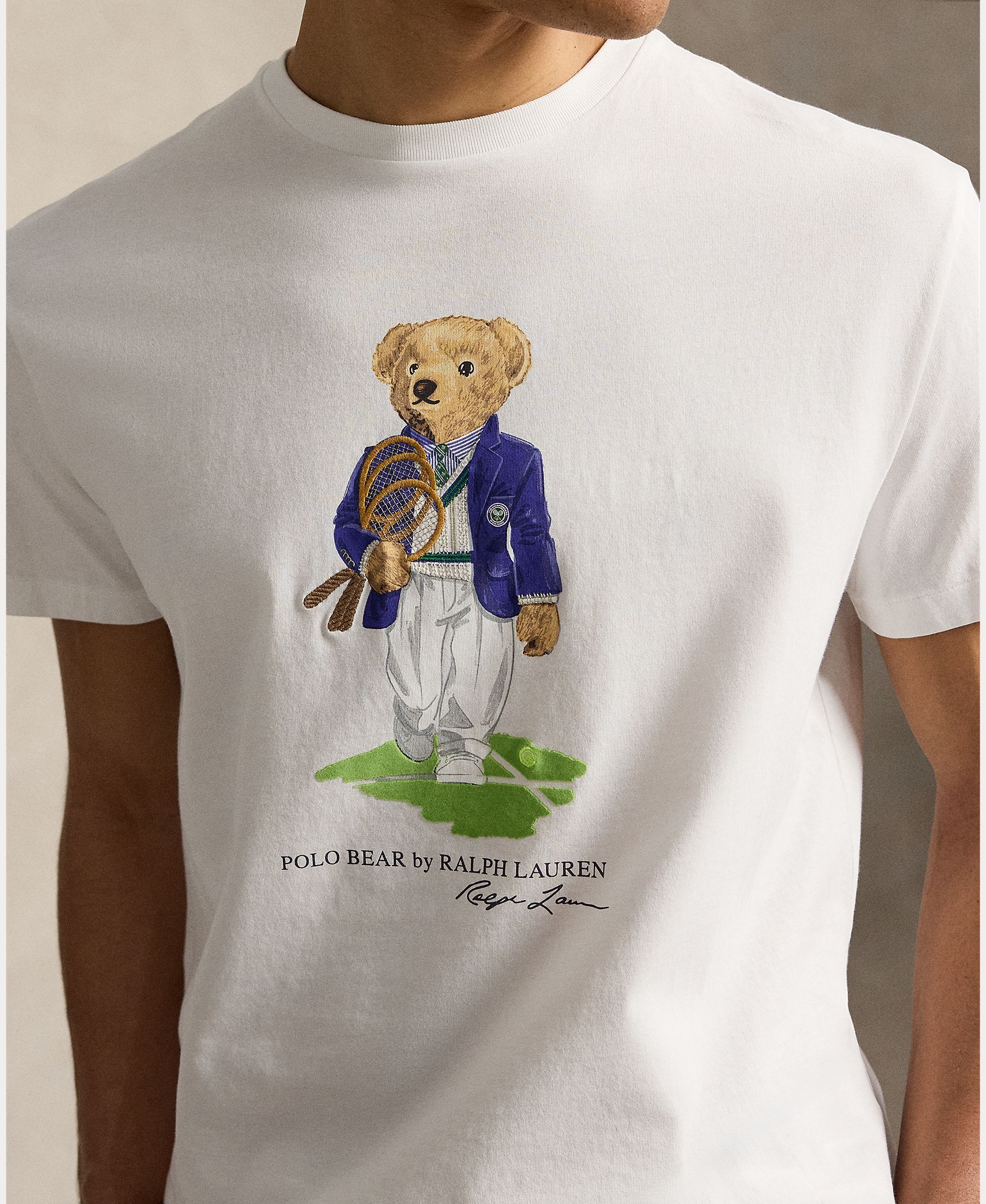 Camisola de Malha com o Polo Bear Branco-3
