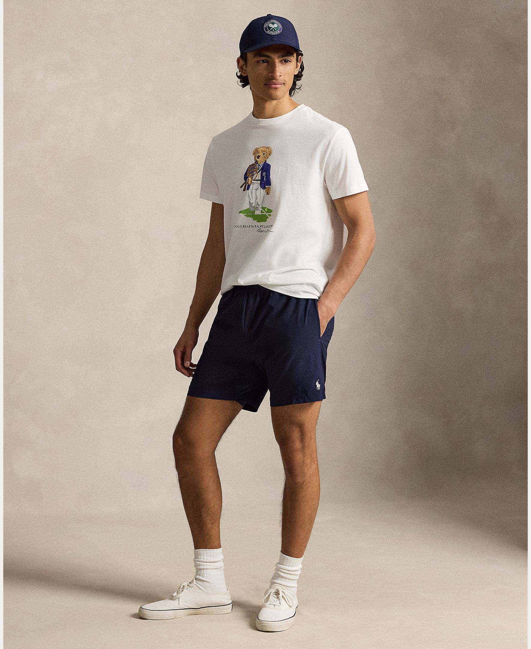 Camisola de Malha com o Polo Bear Branco-5