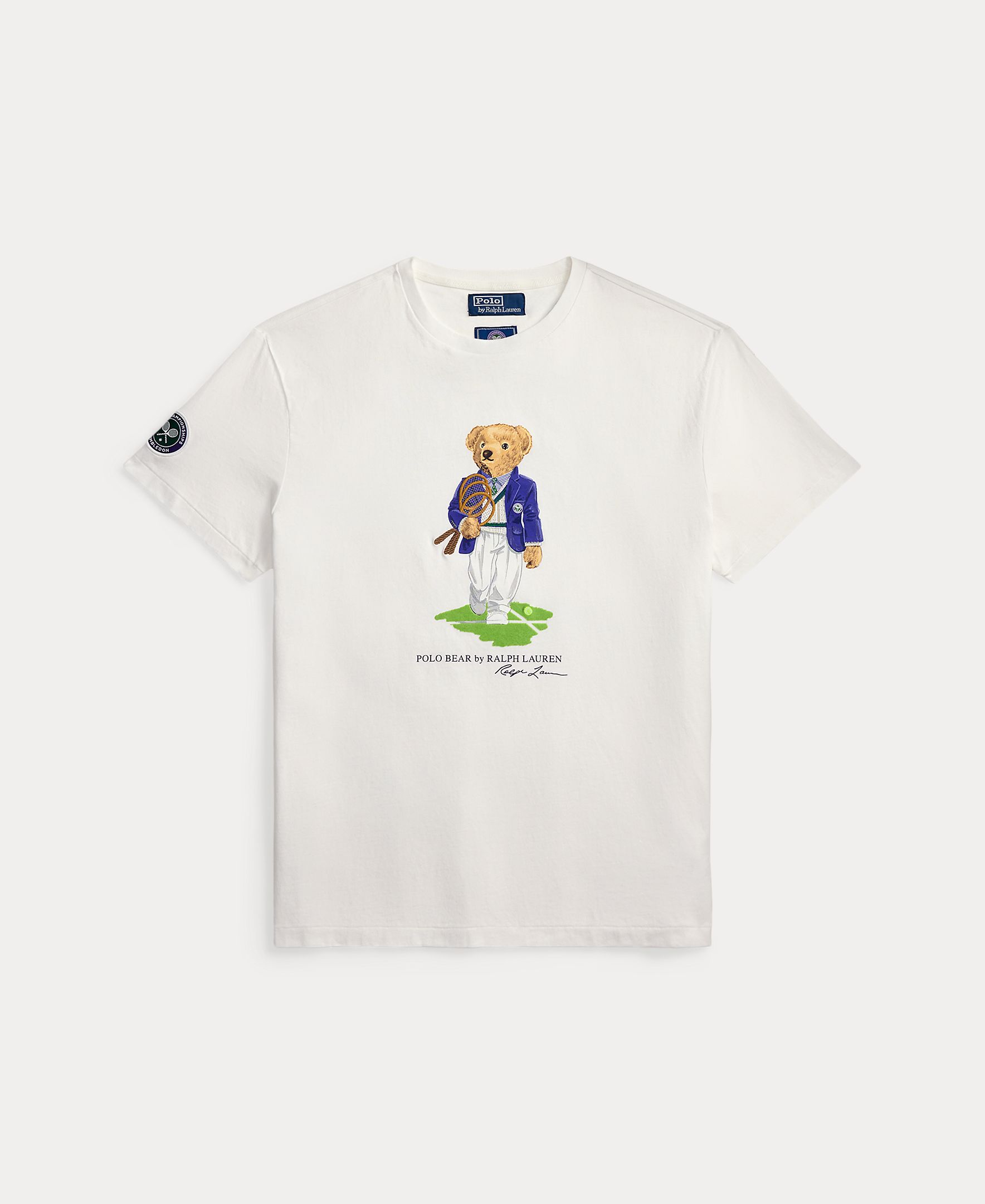 Camisola de Malha com o Polo Bear Branco-4